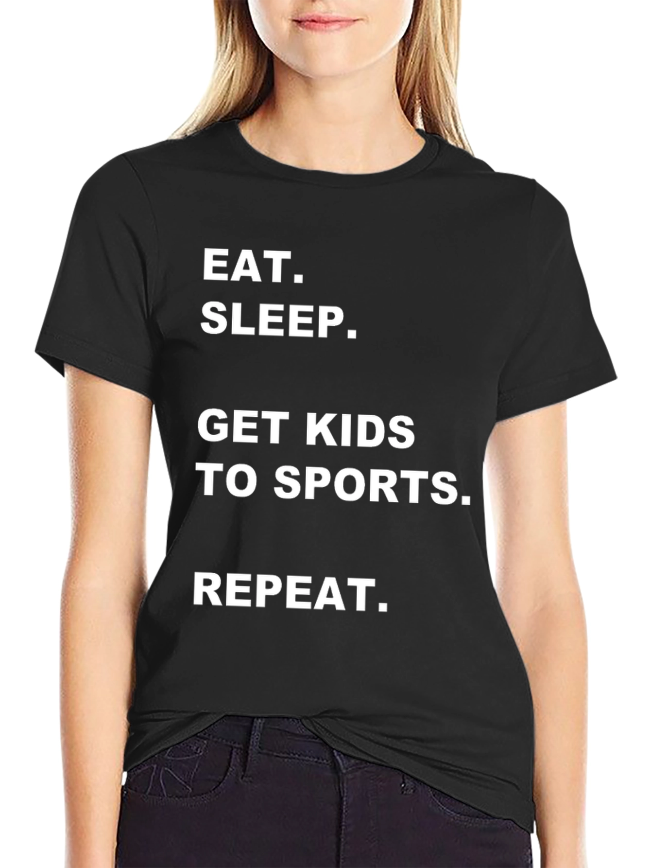 Eat Sleep Get Kids Sports Repeat T-Shirt