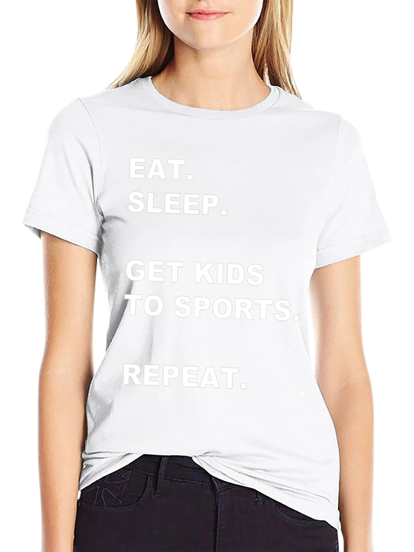 Eat Sleep Get Kids Sports Repeat T-Shirt