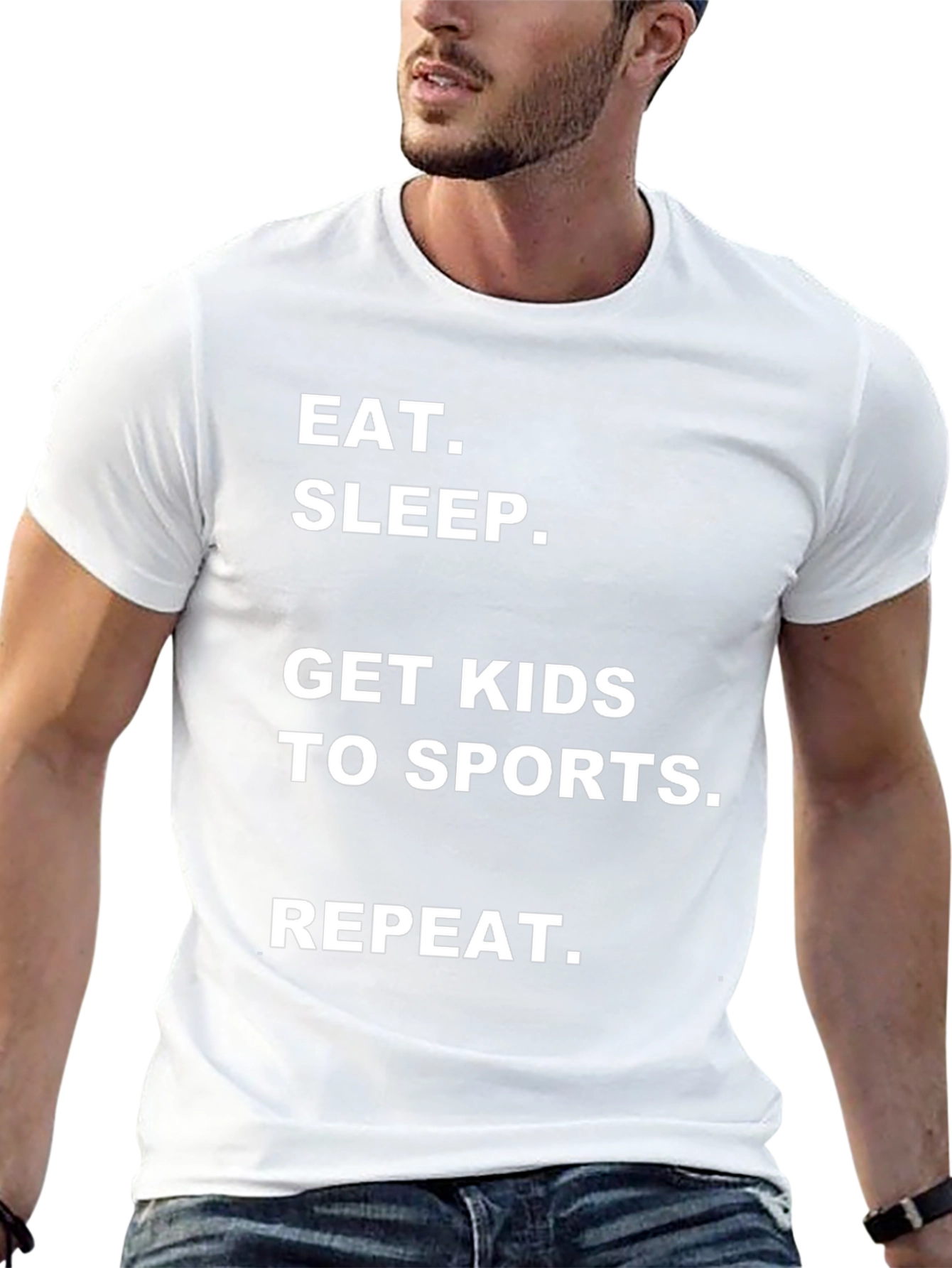 Eat Sleep Get Kids Sports Repeat T-Shirt