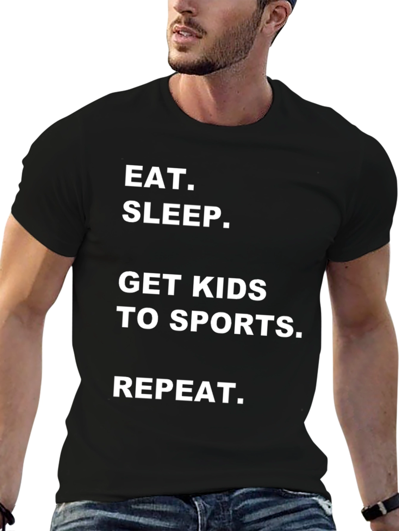 Eat Sleep Get Kids Sports Repeat T-Shirt