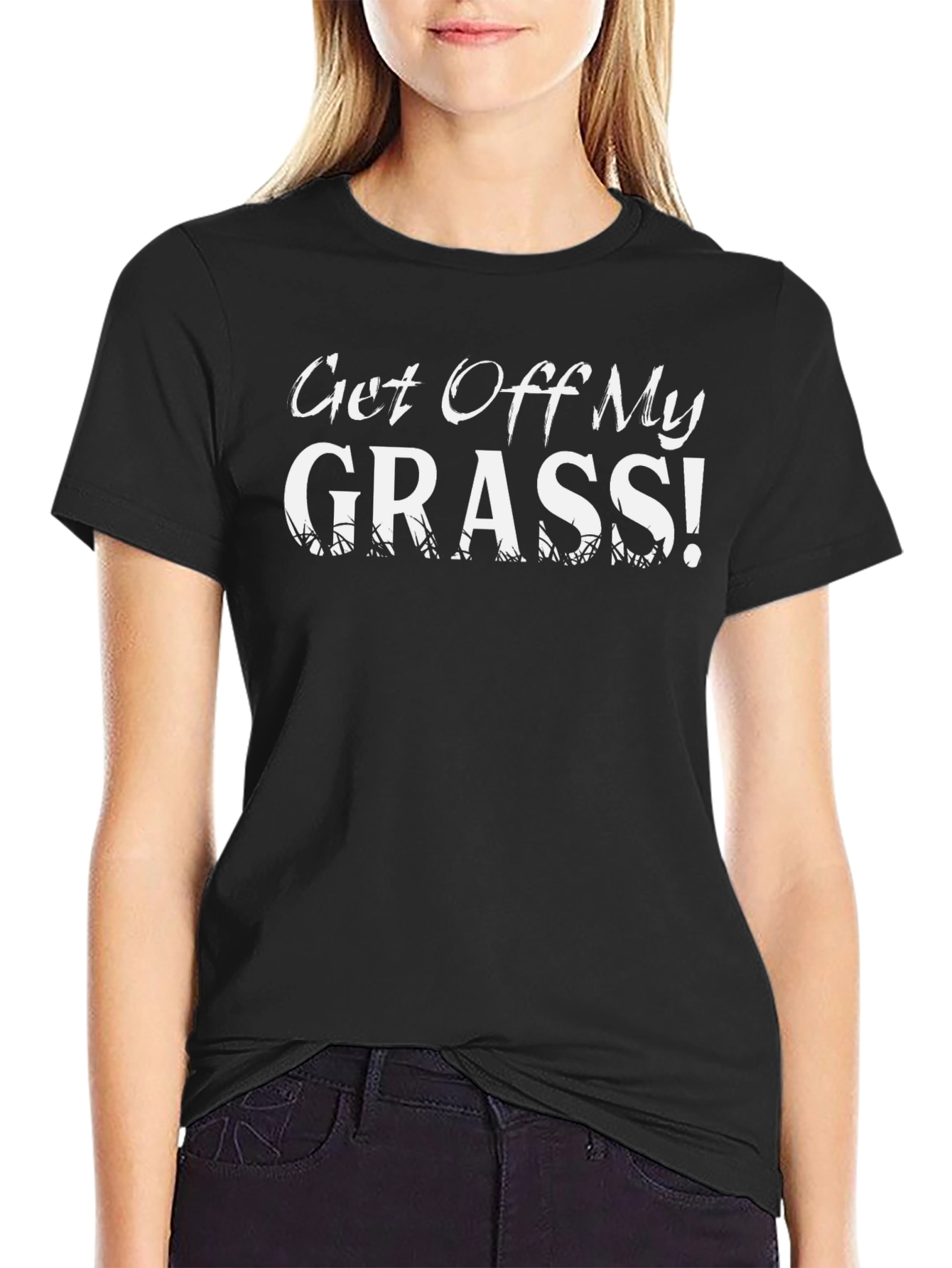 Get Off My Grass T-Shirt - Funny Graphic Tee