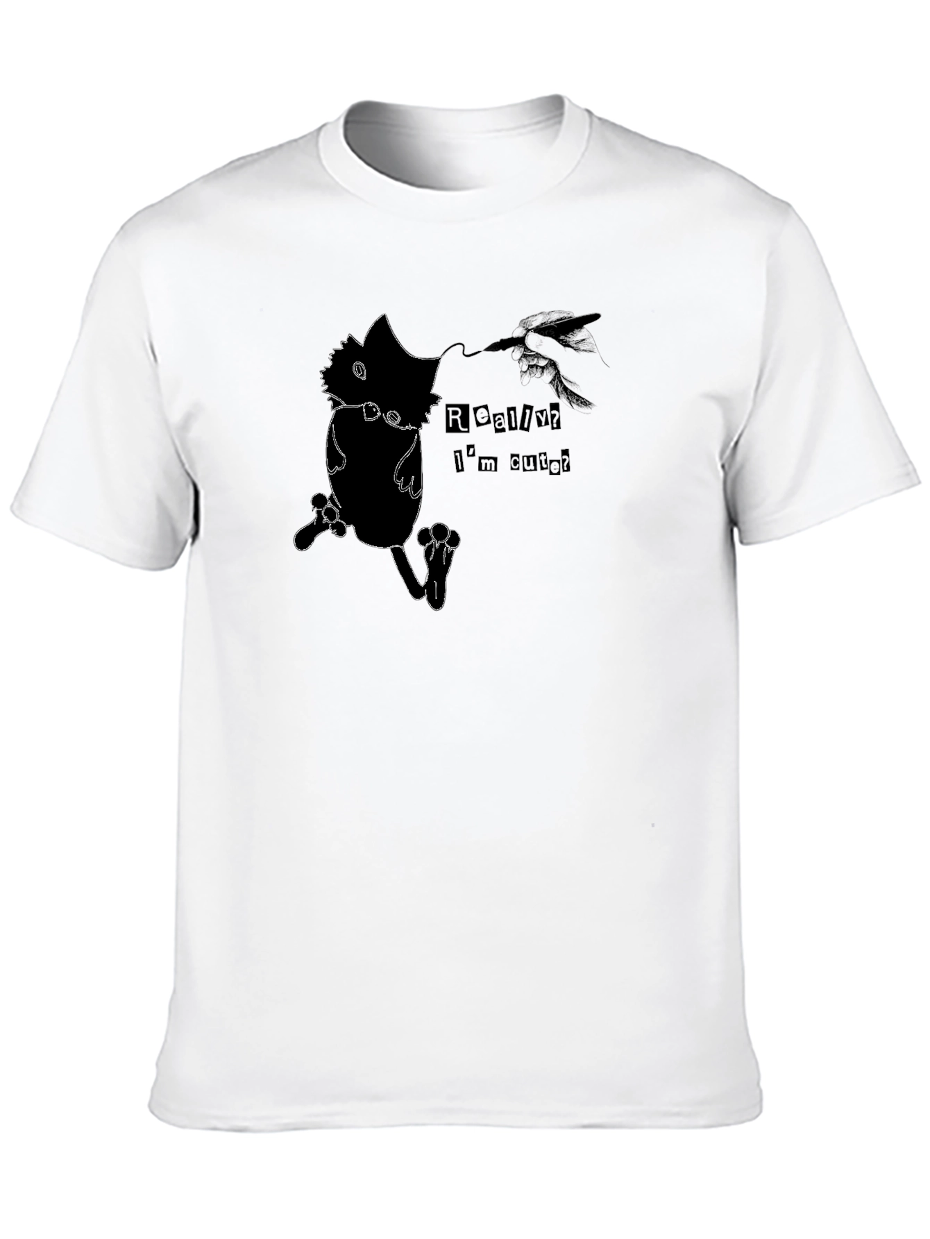 Cute Cat T-Shirt - Really? Im Cute!