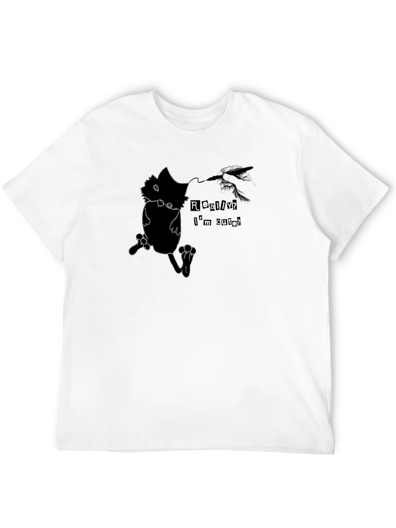 Cute Cat T-Shirt - Really? Im Cute!