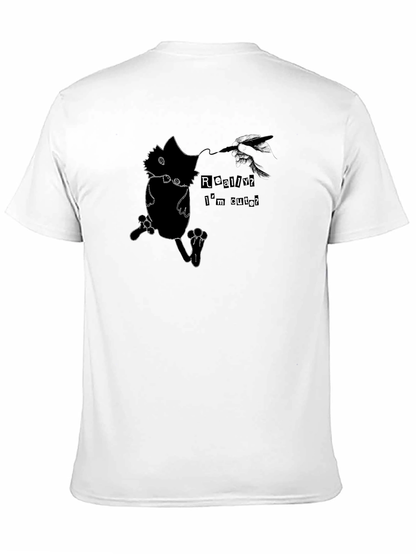 Cute Cat T-Shirt - Really? Im Cute!