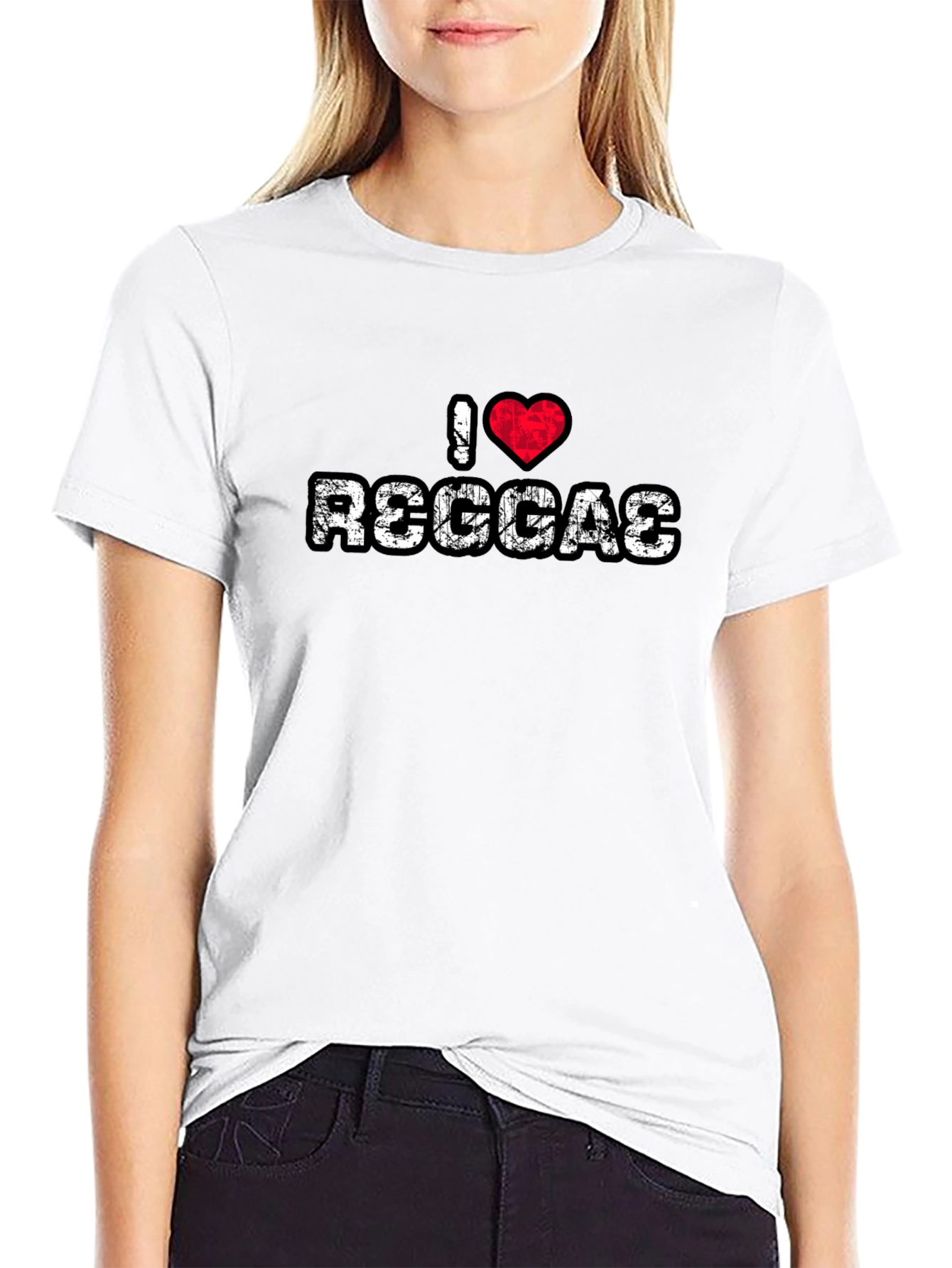 I Love Reggae Graphic T-Shirt