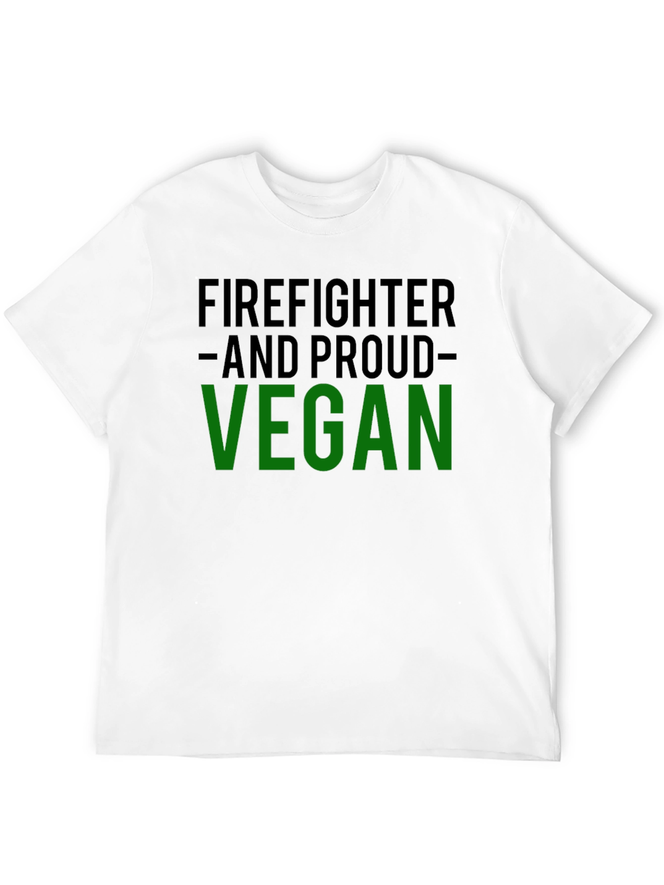 Firefighter and Proud Vegan Graphic Tee