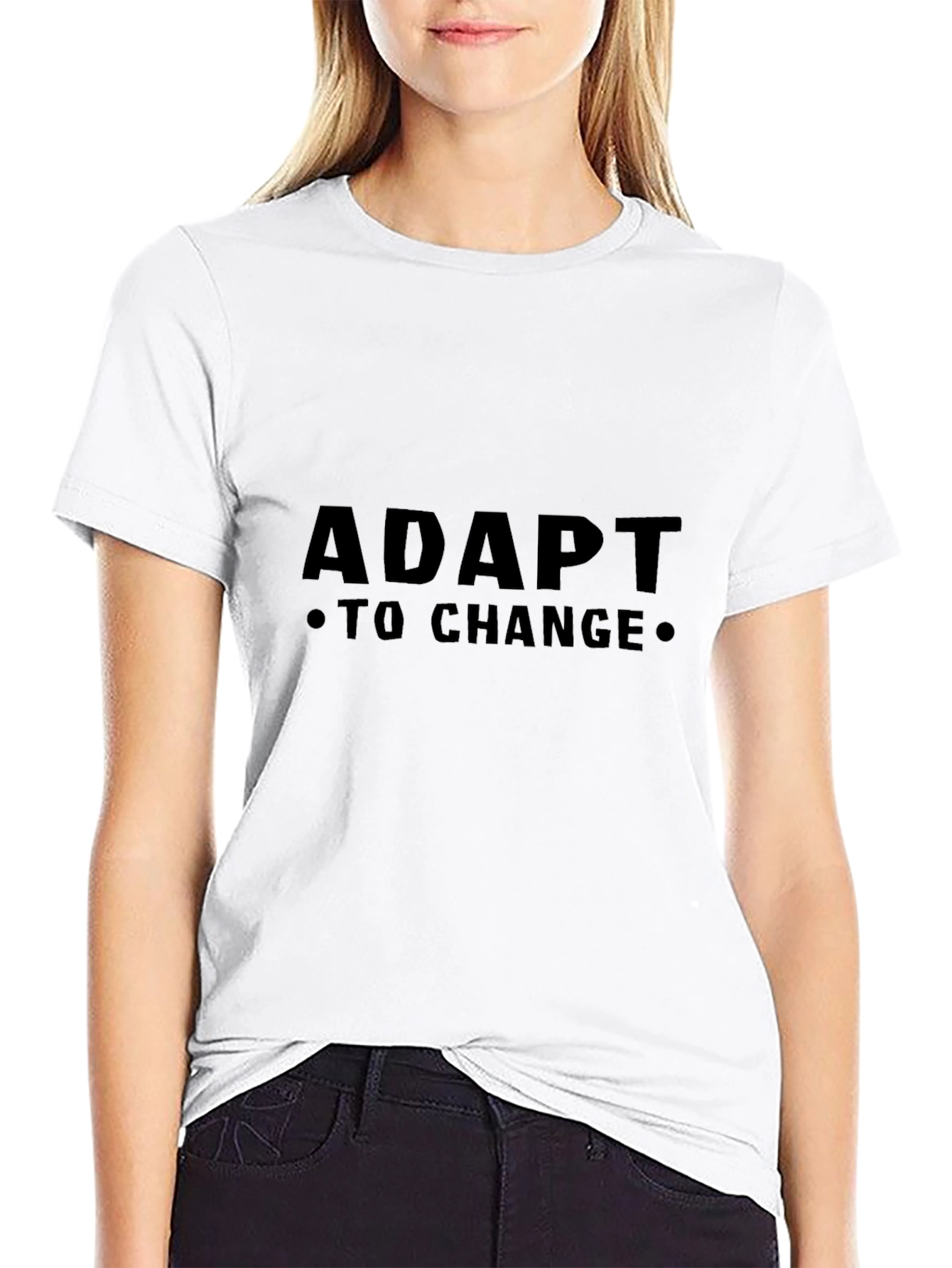 Adapt to Change Black T-Shirt