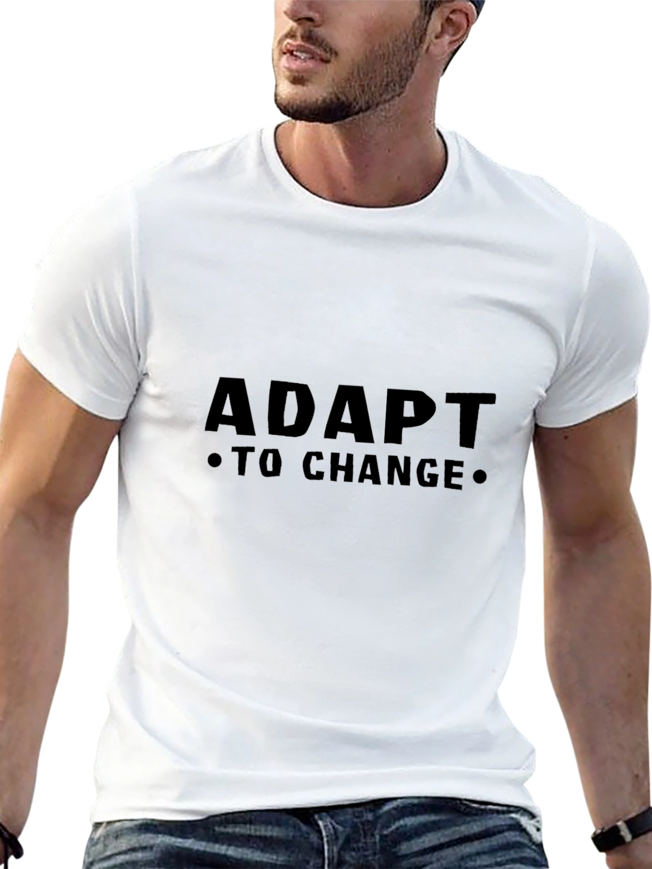 Adapt to Change Black T-Shirt