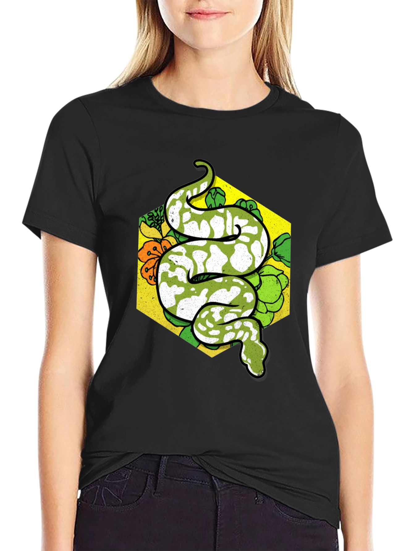 Snake Graphic T-Shirt - Reptile Lover Tee