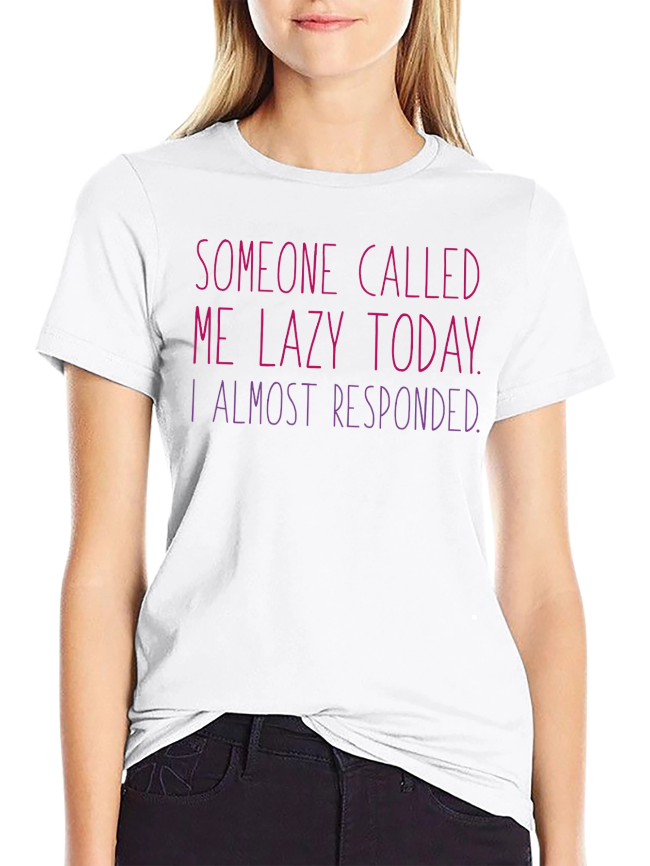 Lazy Today T-Shirt - Humorous Graphic Tee