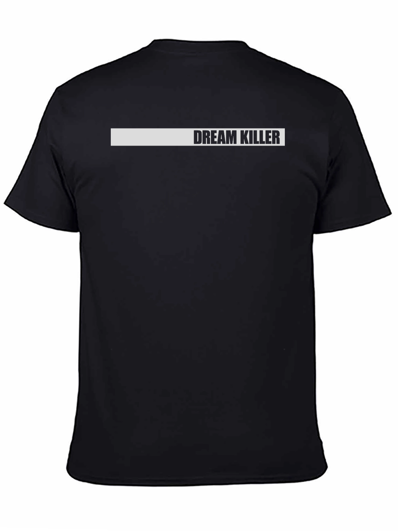 Dream Killer Graphic Tee - Black Crew Neck T-Shirt