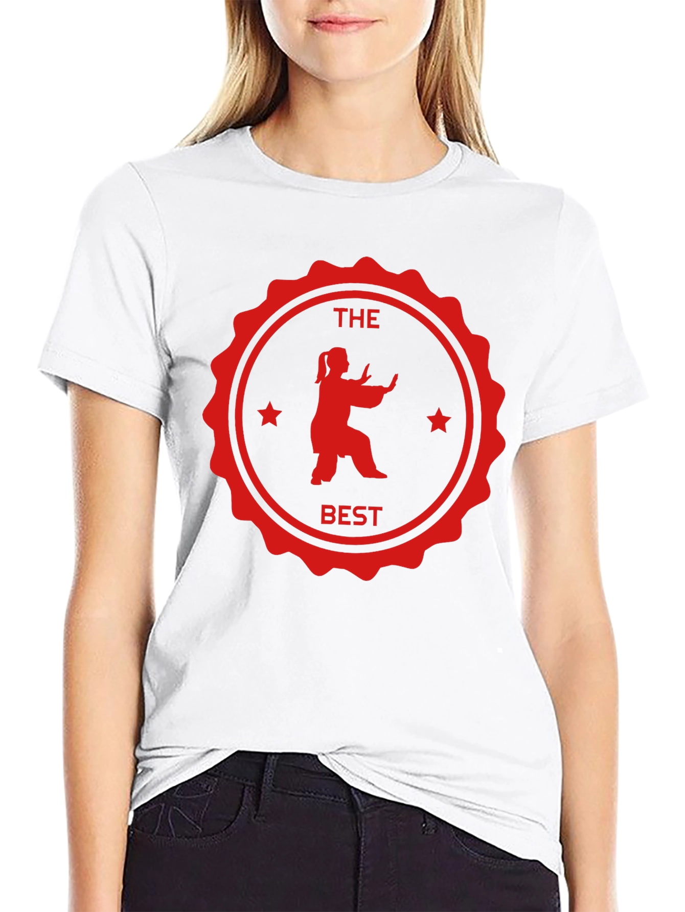Martial Arts Silhouette Graphic Tee - The Best