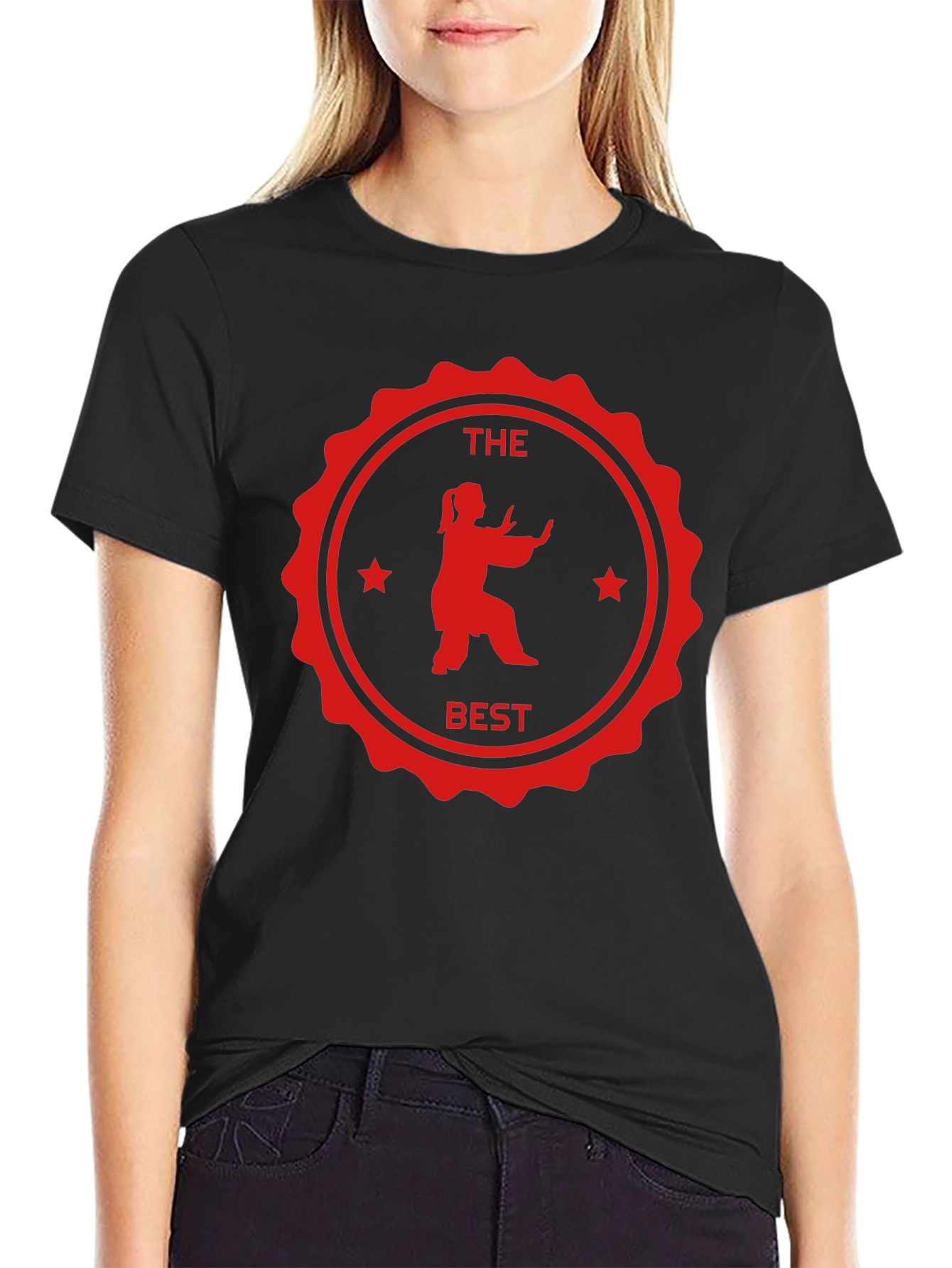 Martial Arts Silhouette Graphic Tee - The Best