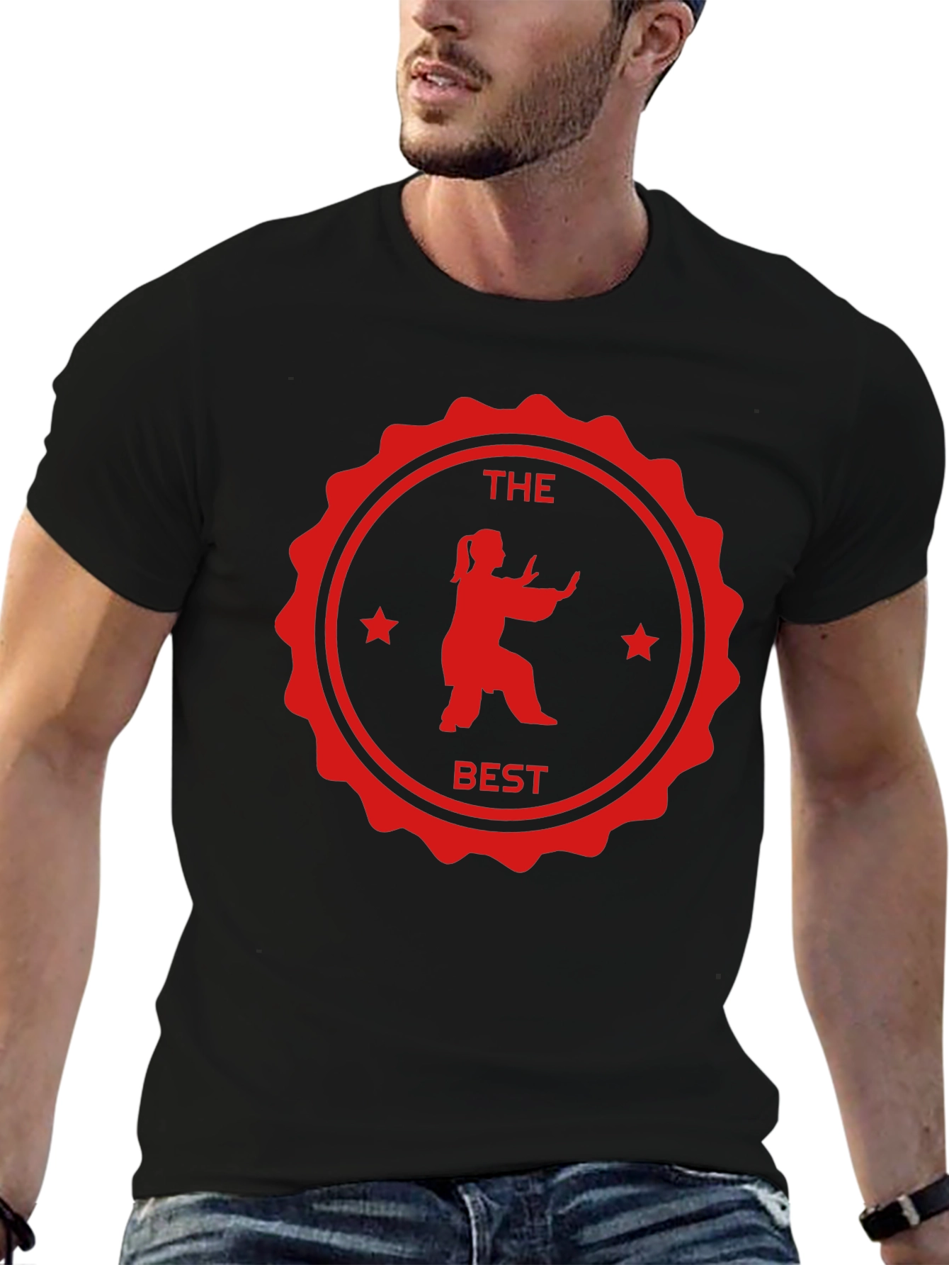 Martial Arts Silhouette Graphic Tee - The Best