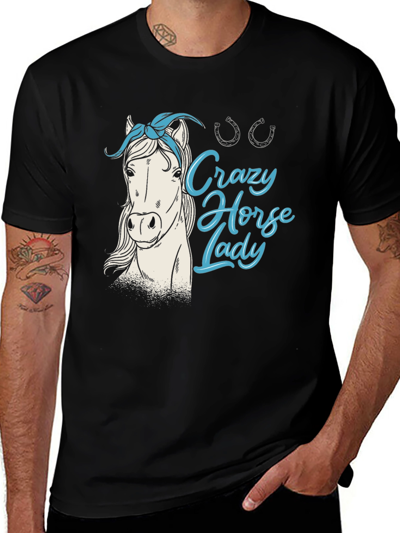 Crazy Horse Lady T-Shirt
