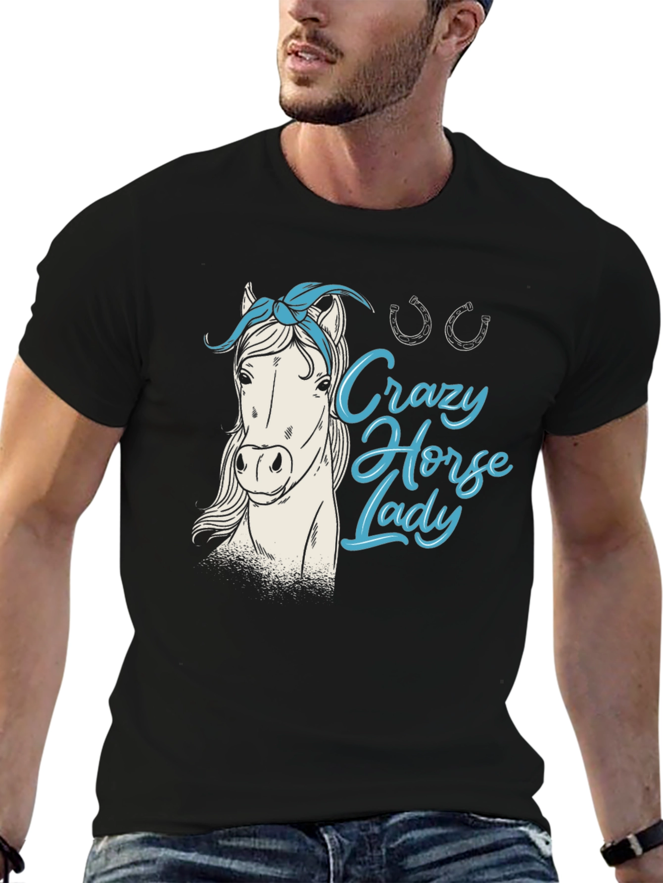 Crazy Horse Lady T-Shirt