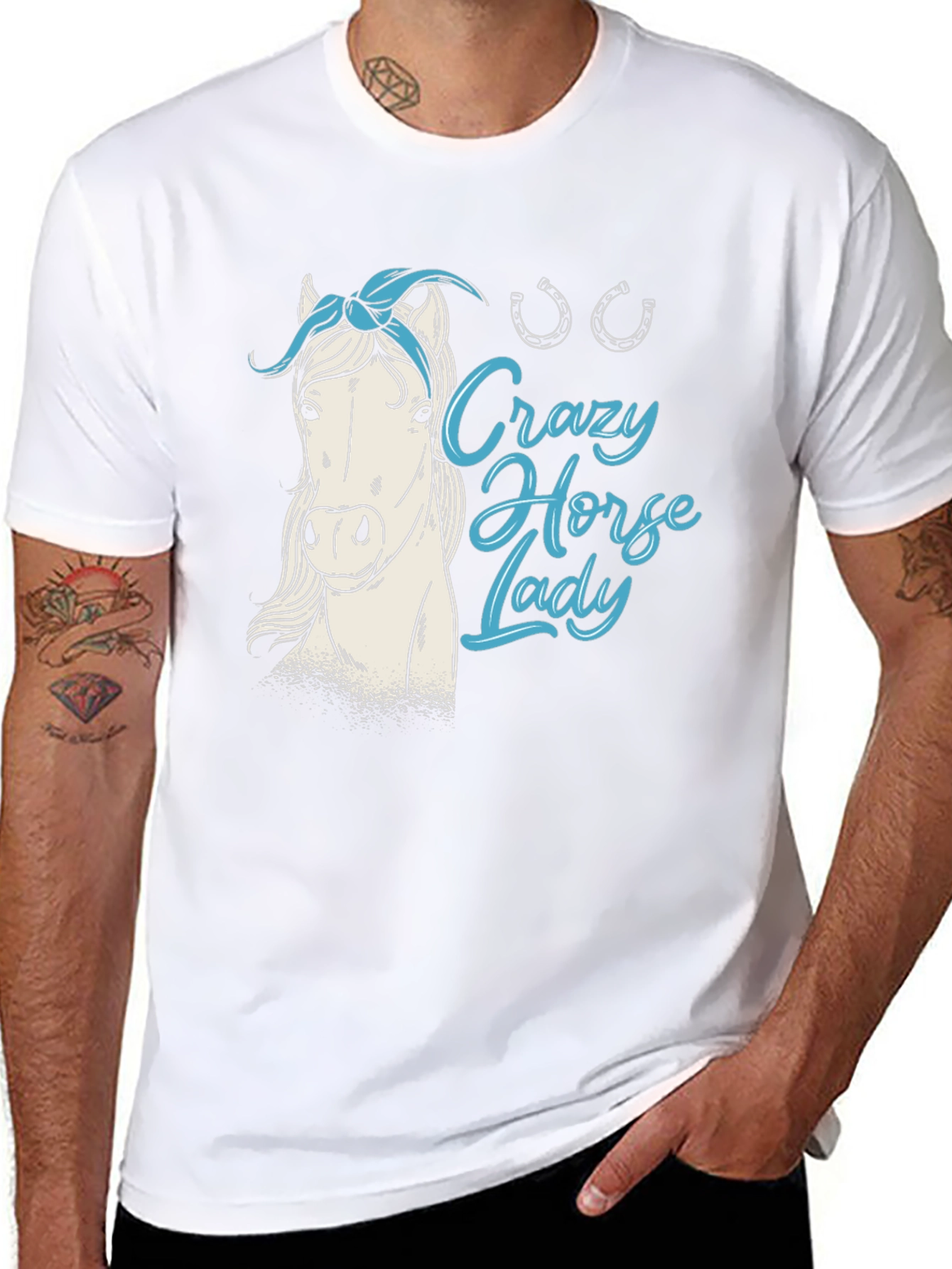 Crazy Horse Lady T-Shirt