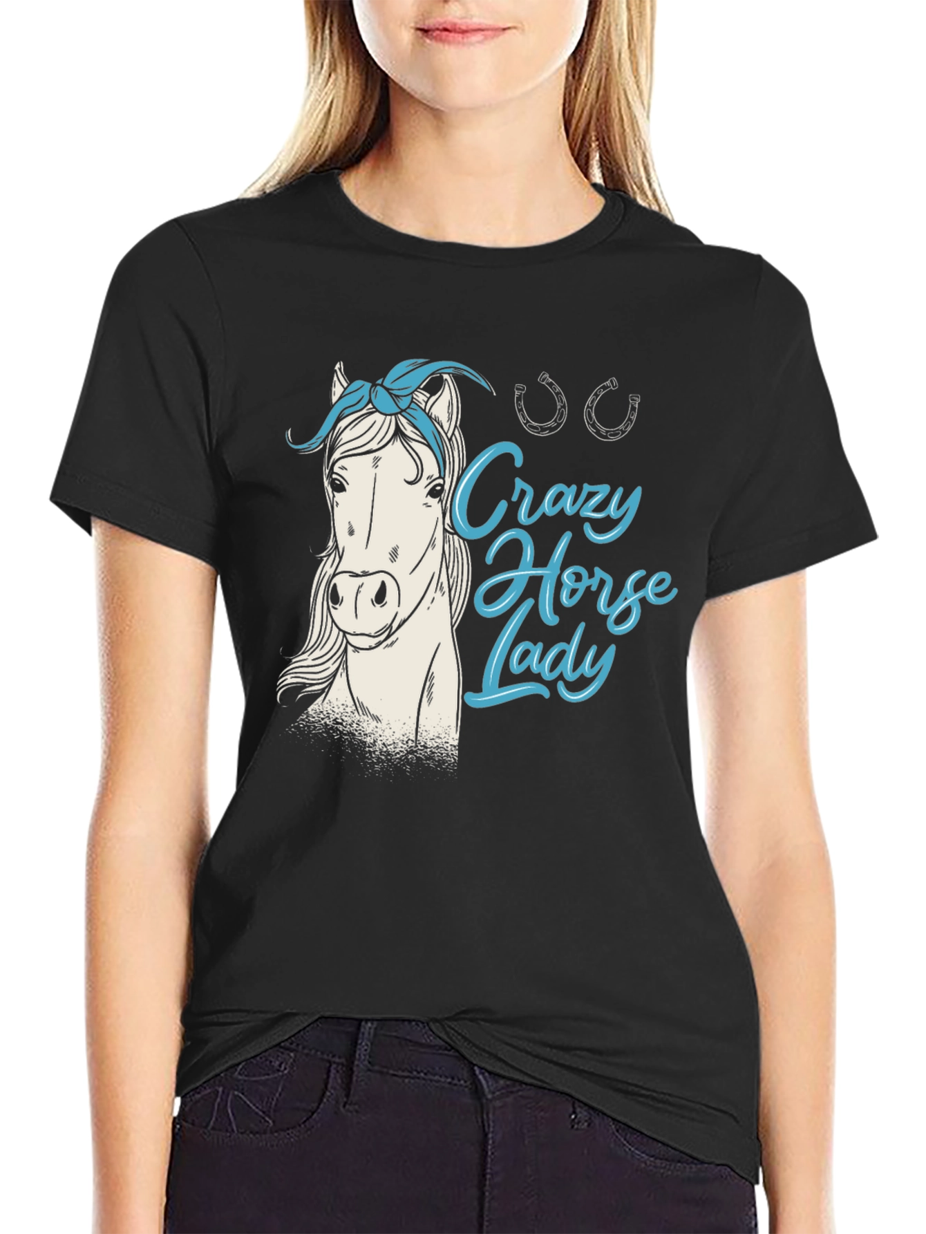 Crazy Horse Lady T-Shirt