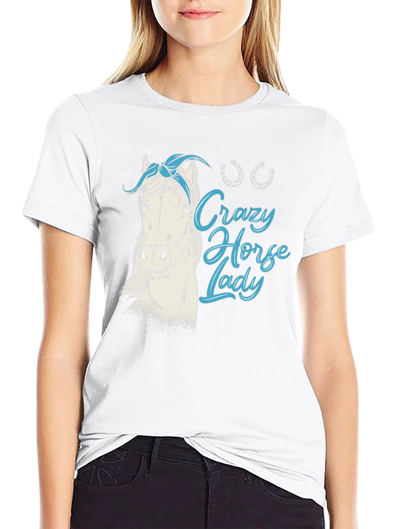 Crazy Horse Lady T-Shirt