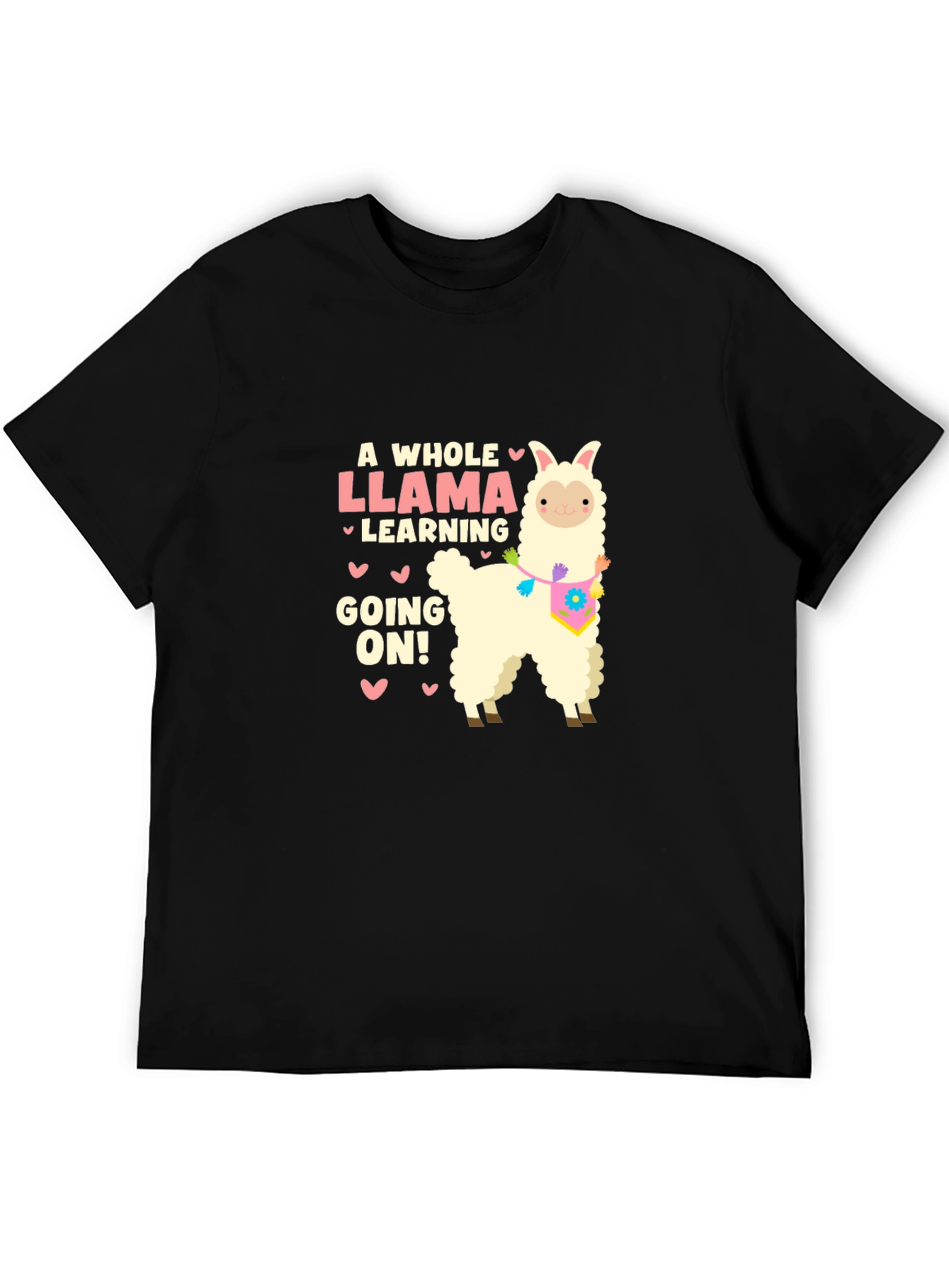 Llama Learning Graphic Tee