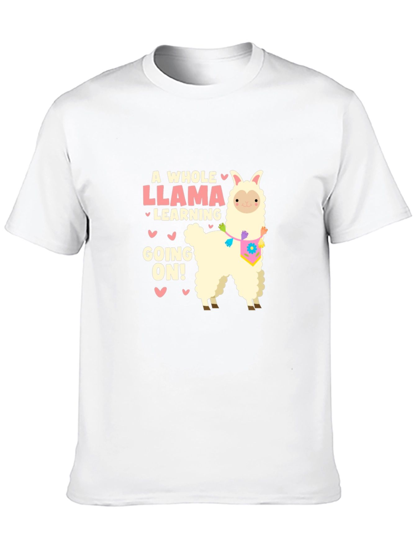 Llama Learning Graphic Tee