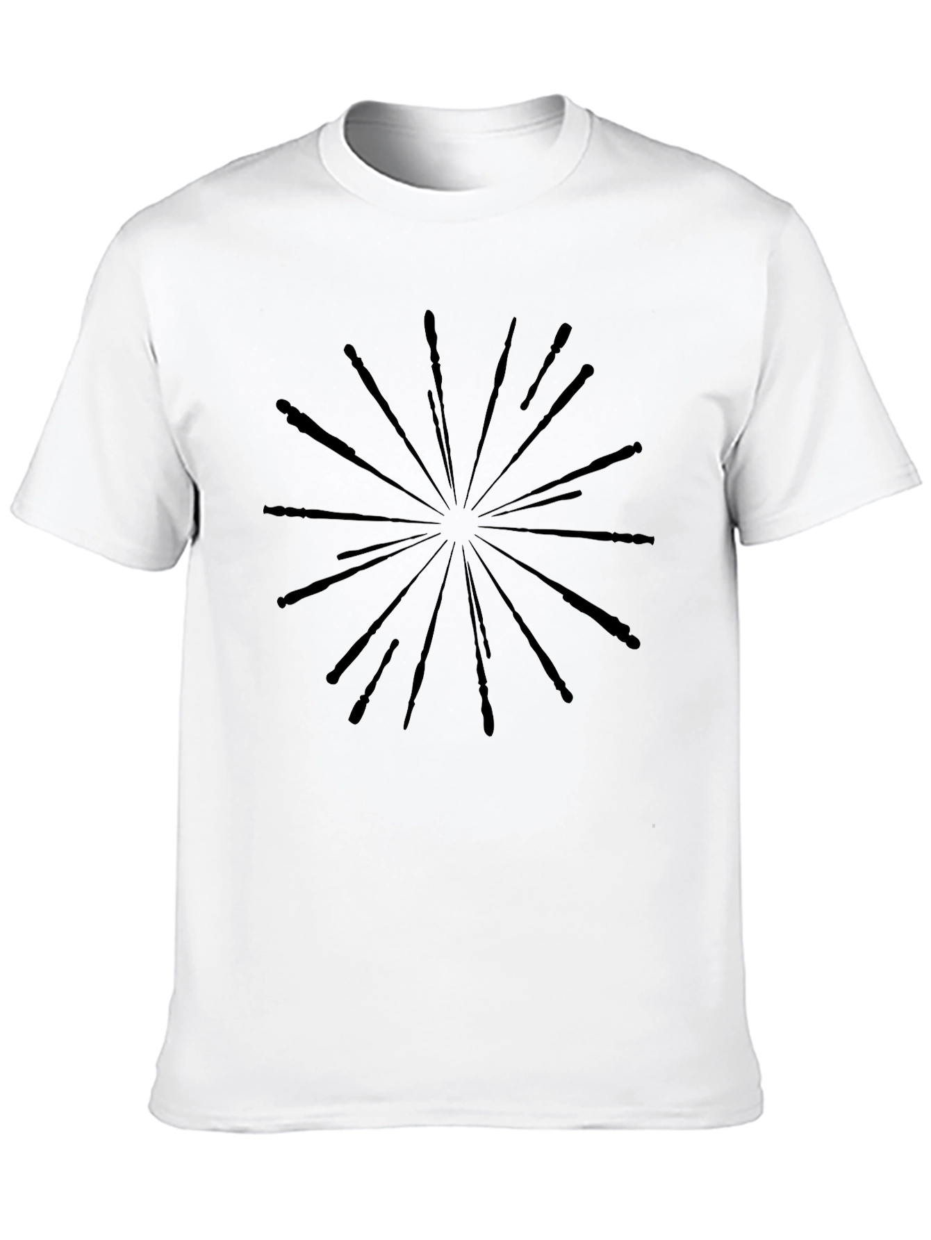 Starburst Graphic Print Tee - Modern Casual