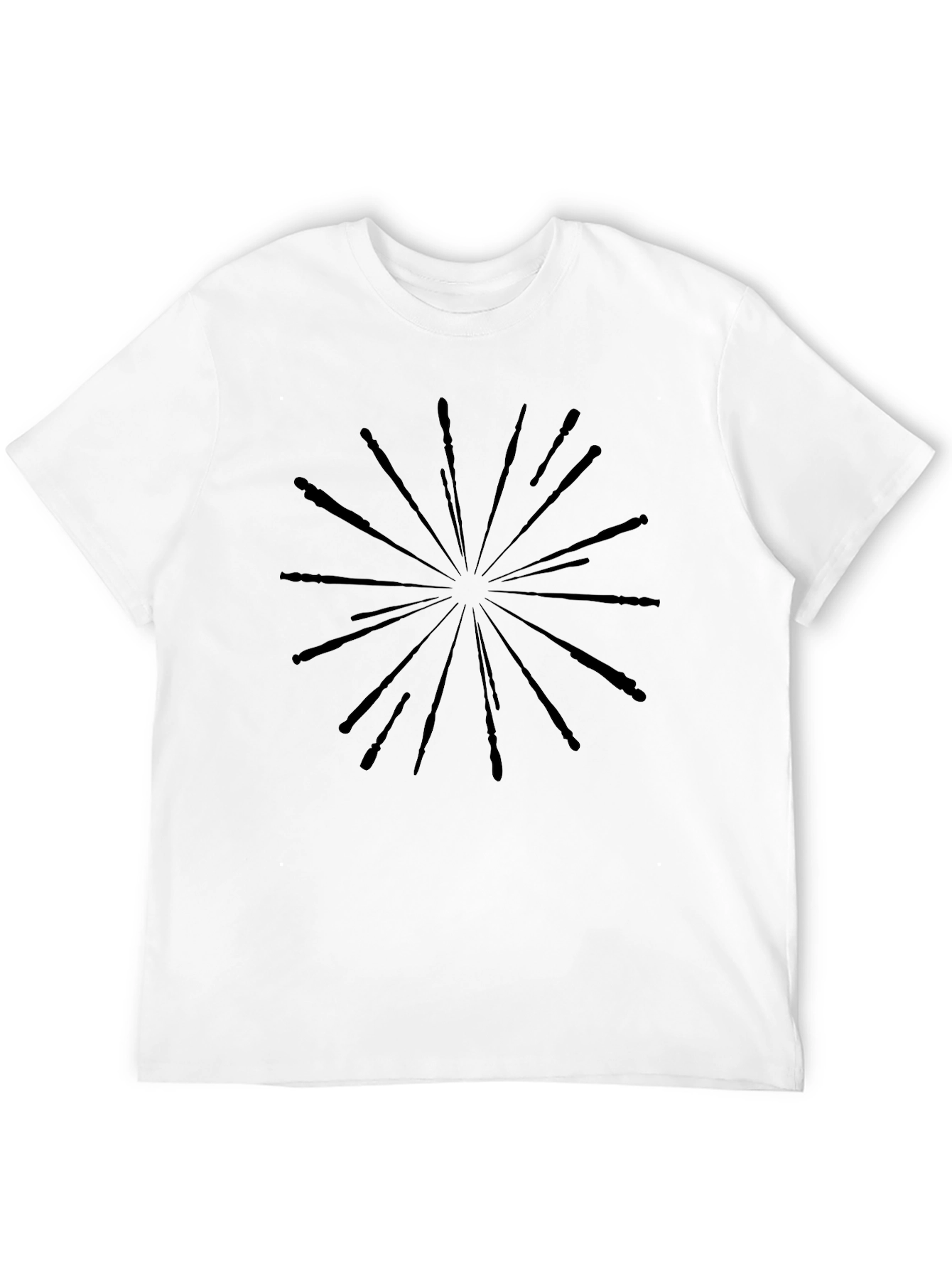 Starburst Graphic Print Tee - Modern Casual