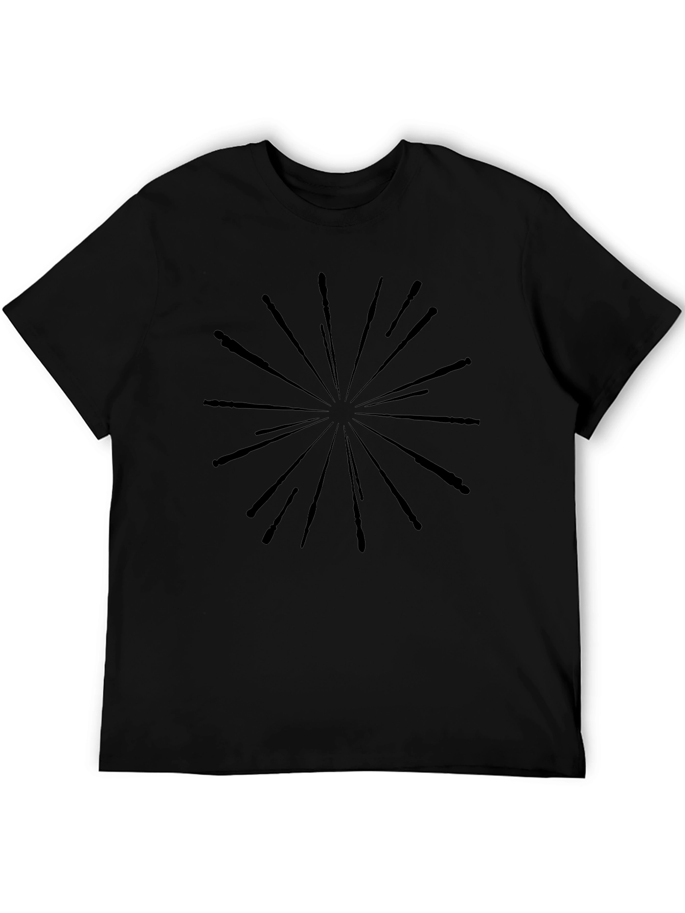 Starburst Graphic Print Tee - Modern Casual