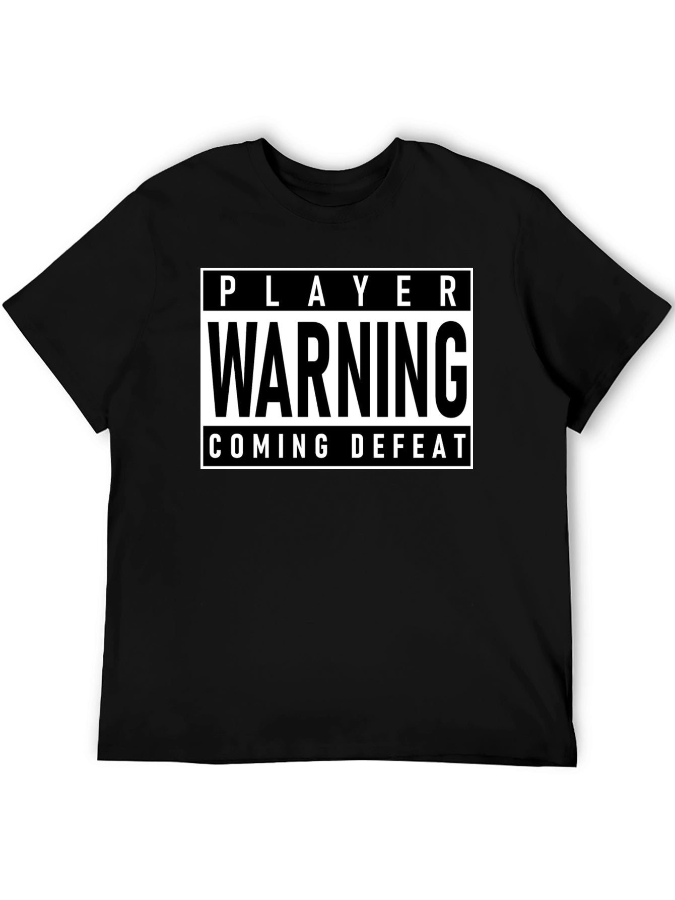 Player Warning T-Shirt - Coming Defeat Gamer Tee