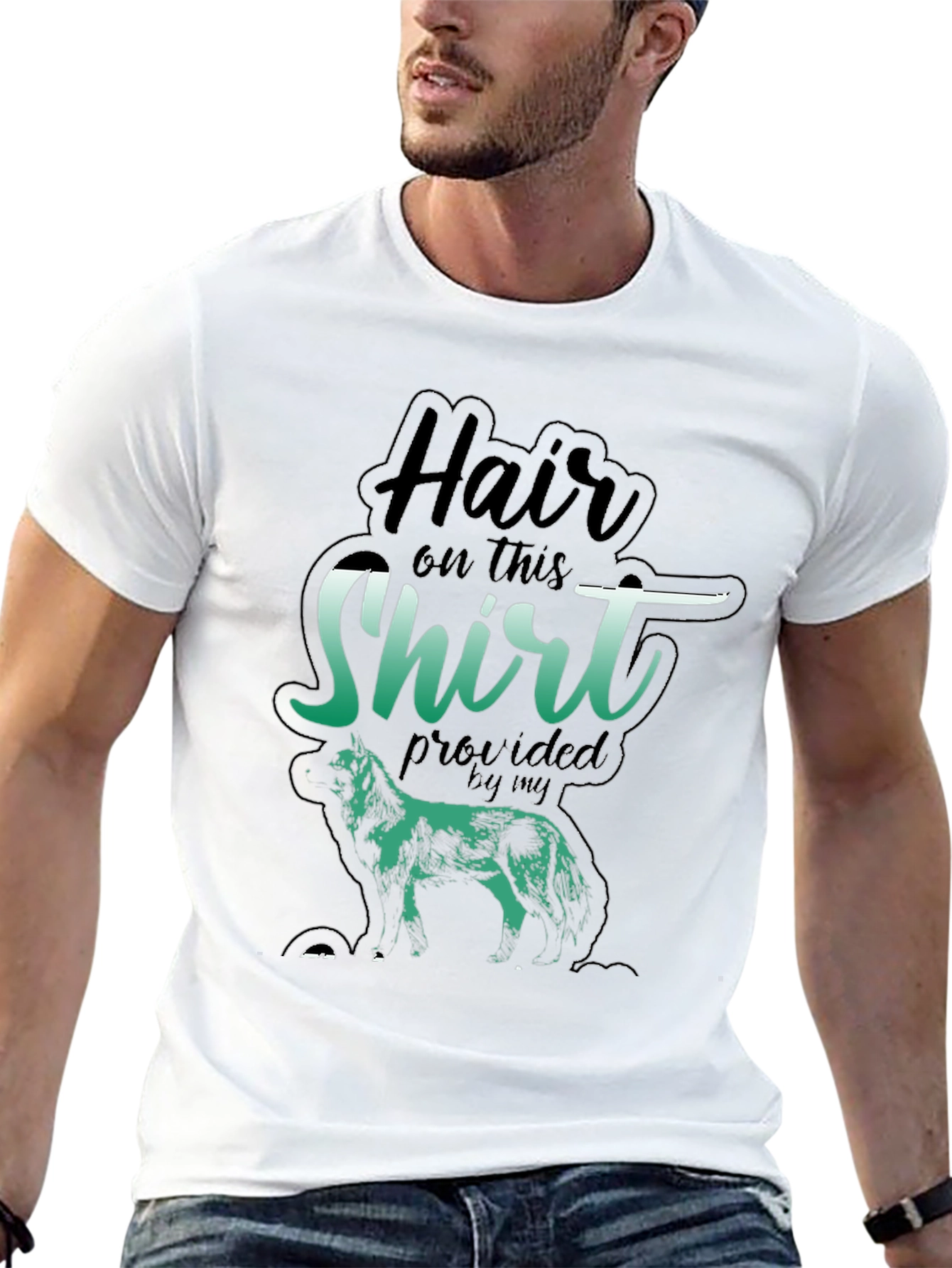 Hair On This Shirt Dog T-Shirt