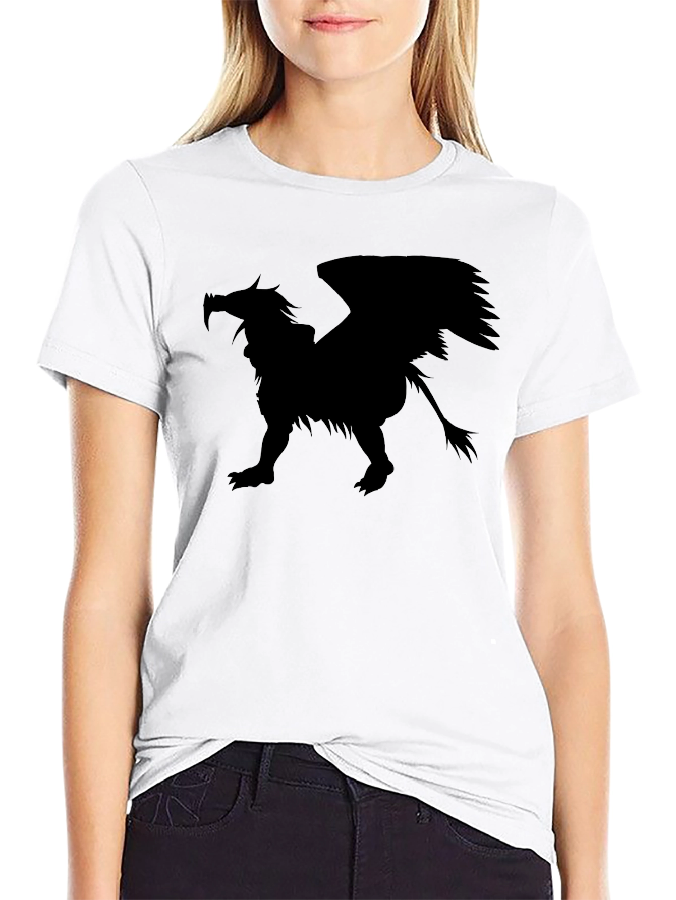Griffin Silhouette T-Shirt - Black Graphic Tee