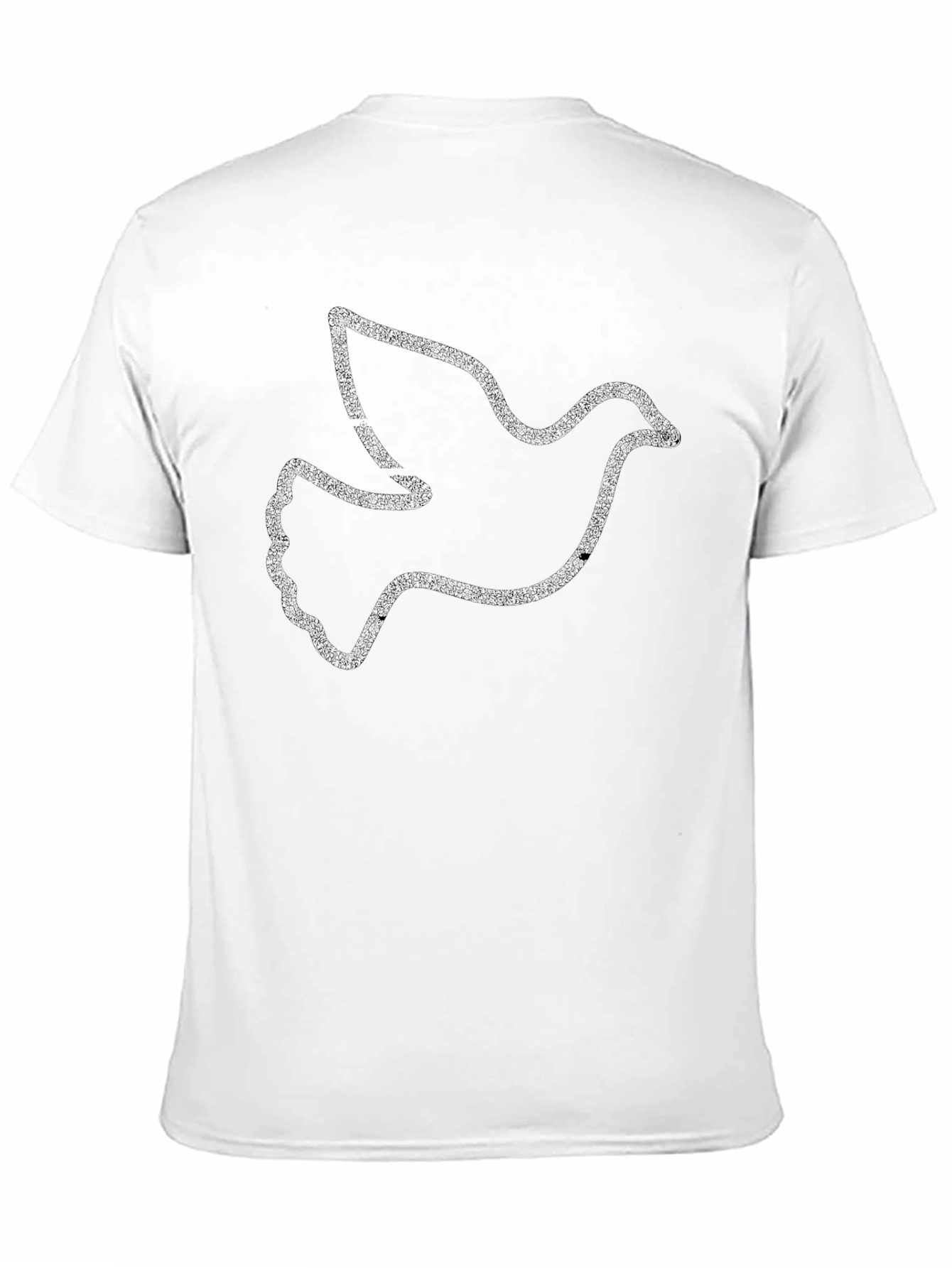 Black Dove Graphic Mens T-Shirt