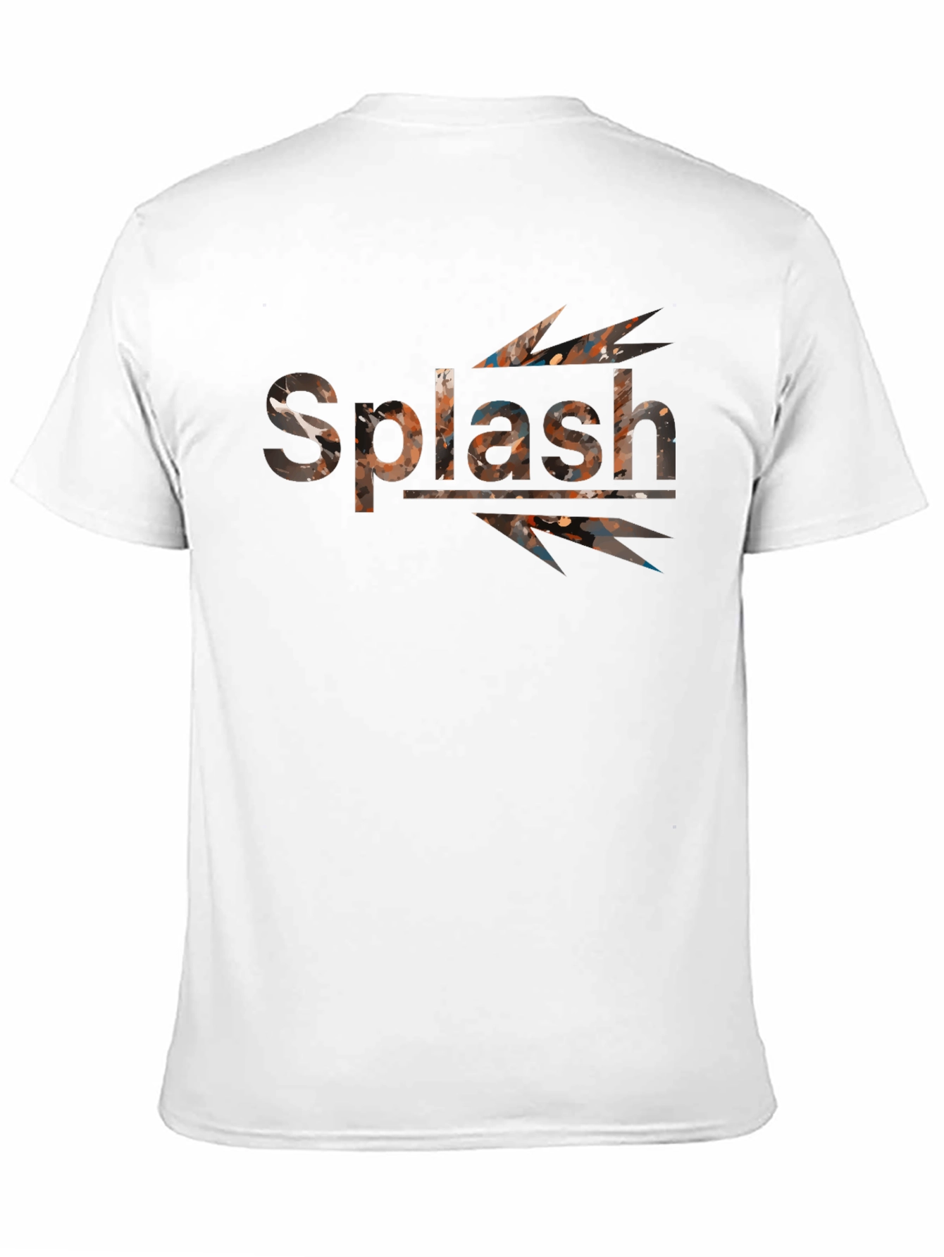 Splash Graphic Black T-Shirt