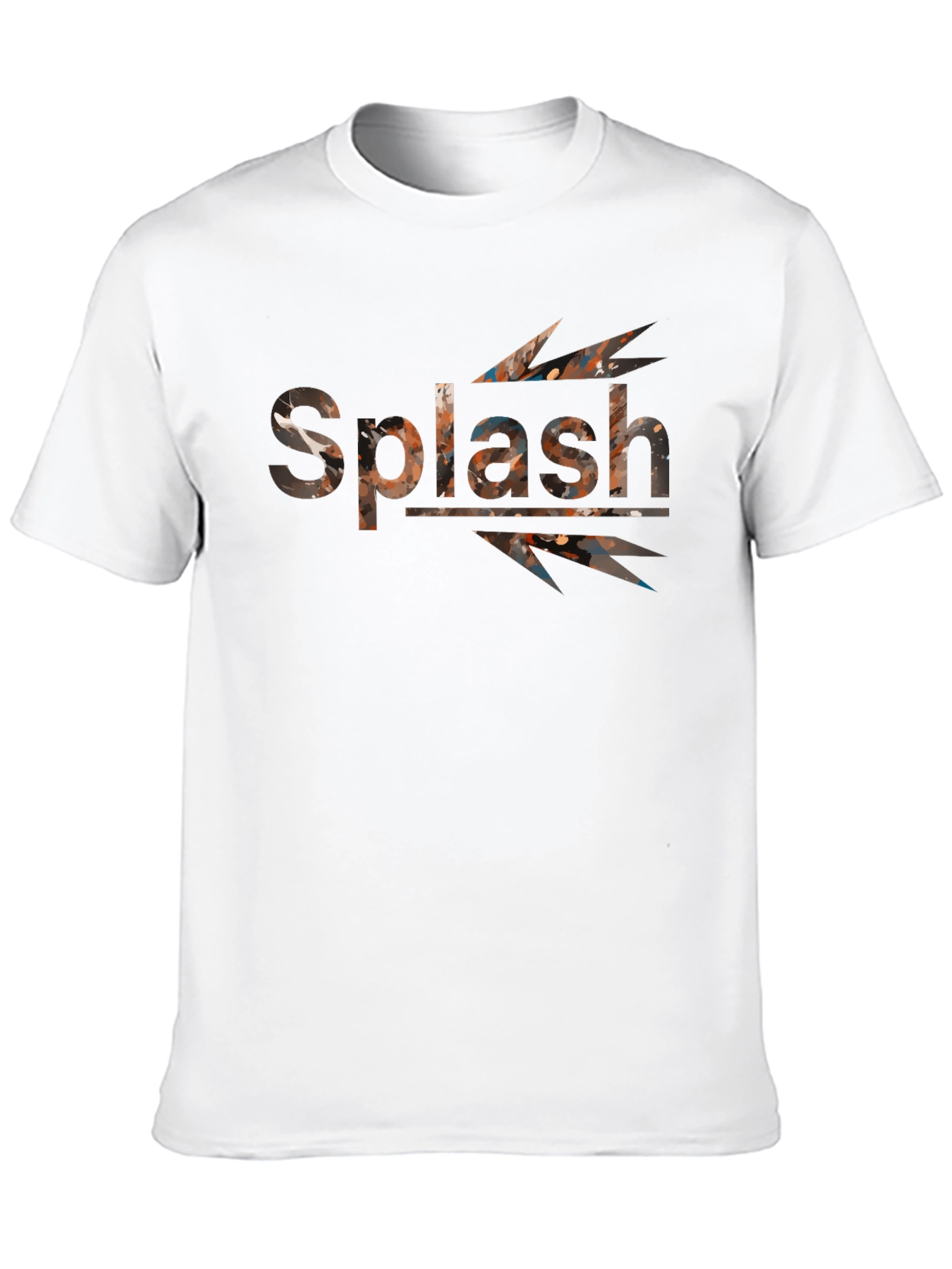 Splash Graphic Black T-Shirt