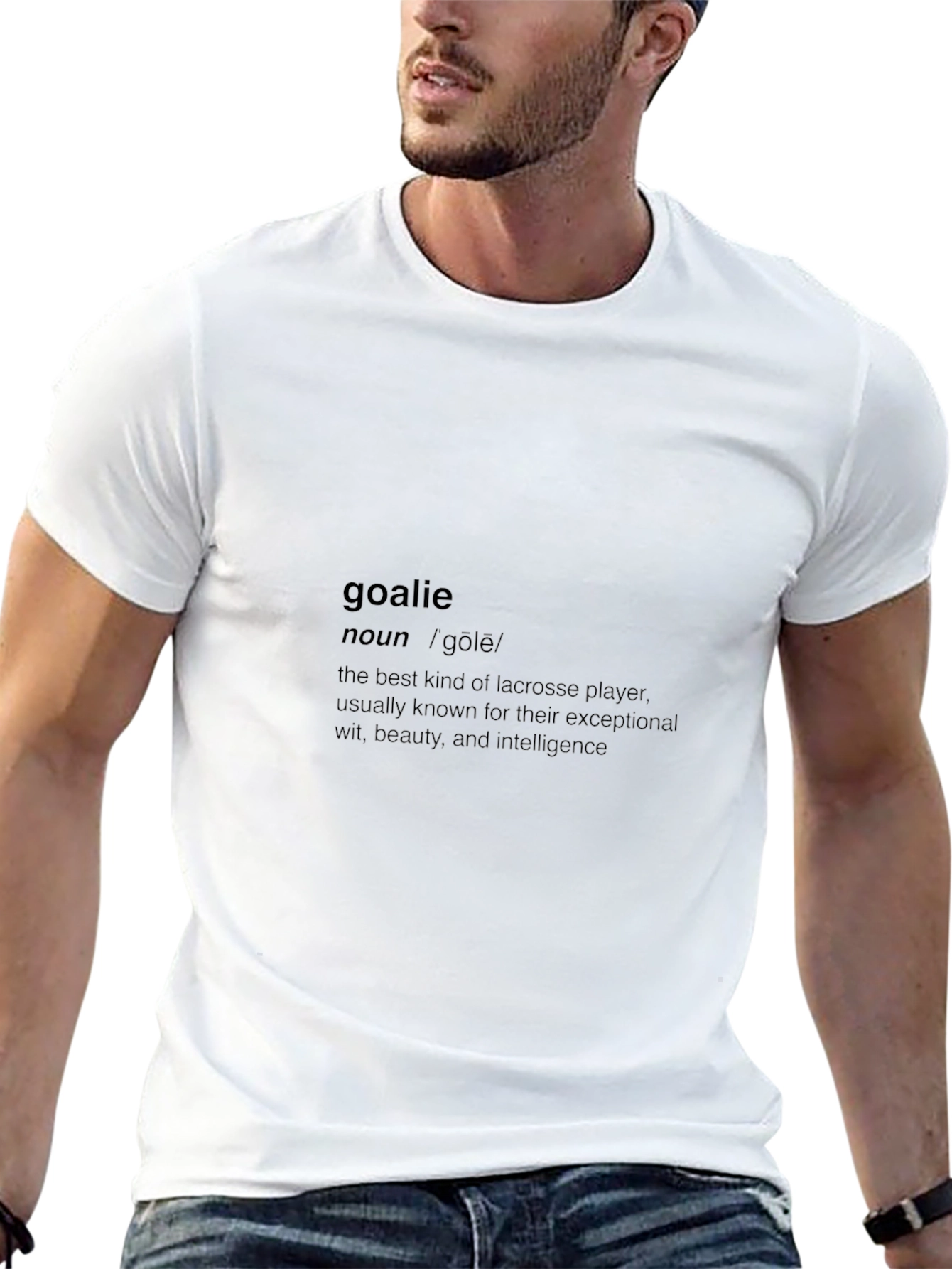 Goalie Definition Black T-Shirt