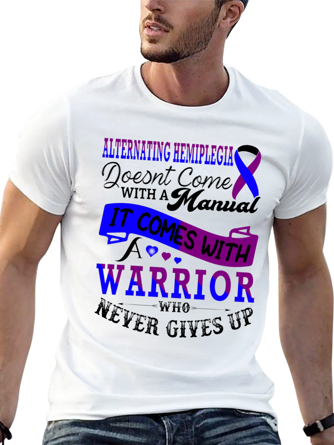 Alternating Hemiplegia Warrior Graphic Tee