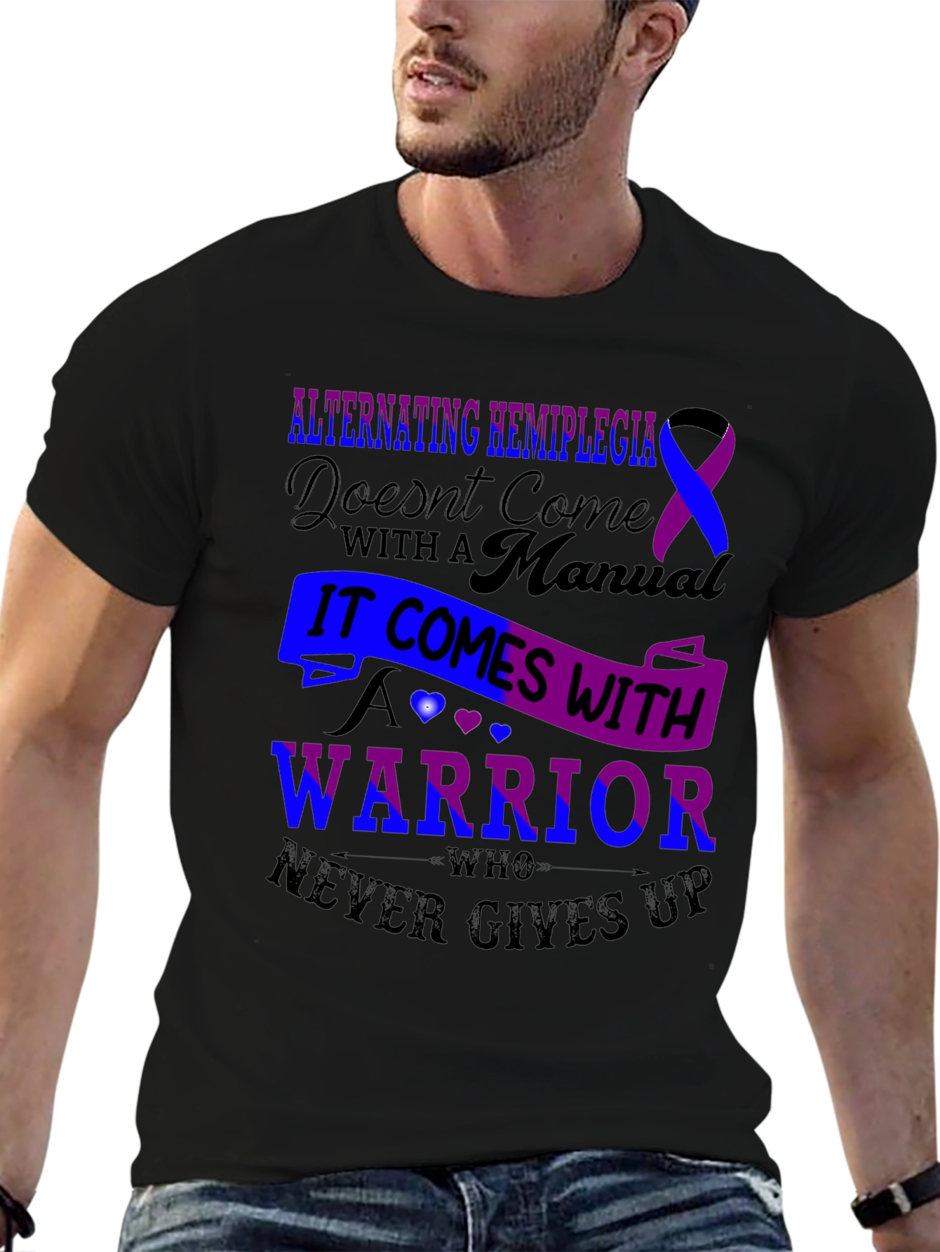 Alternating Hemiplegia Warrior Graphic Tee