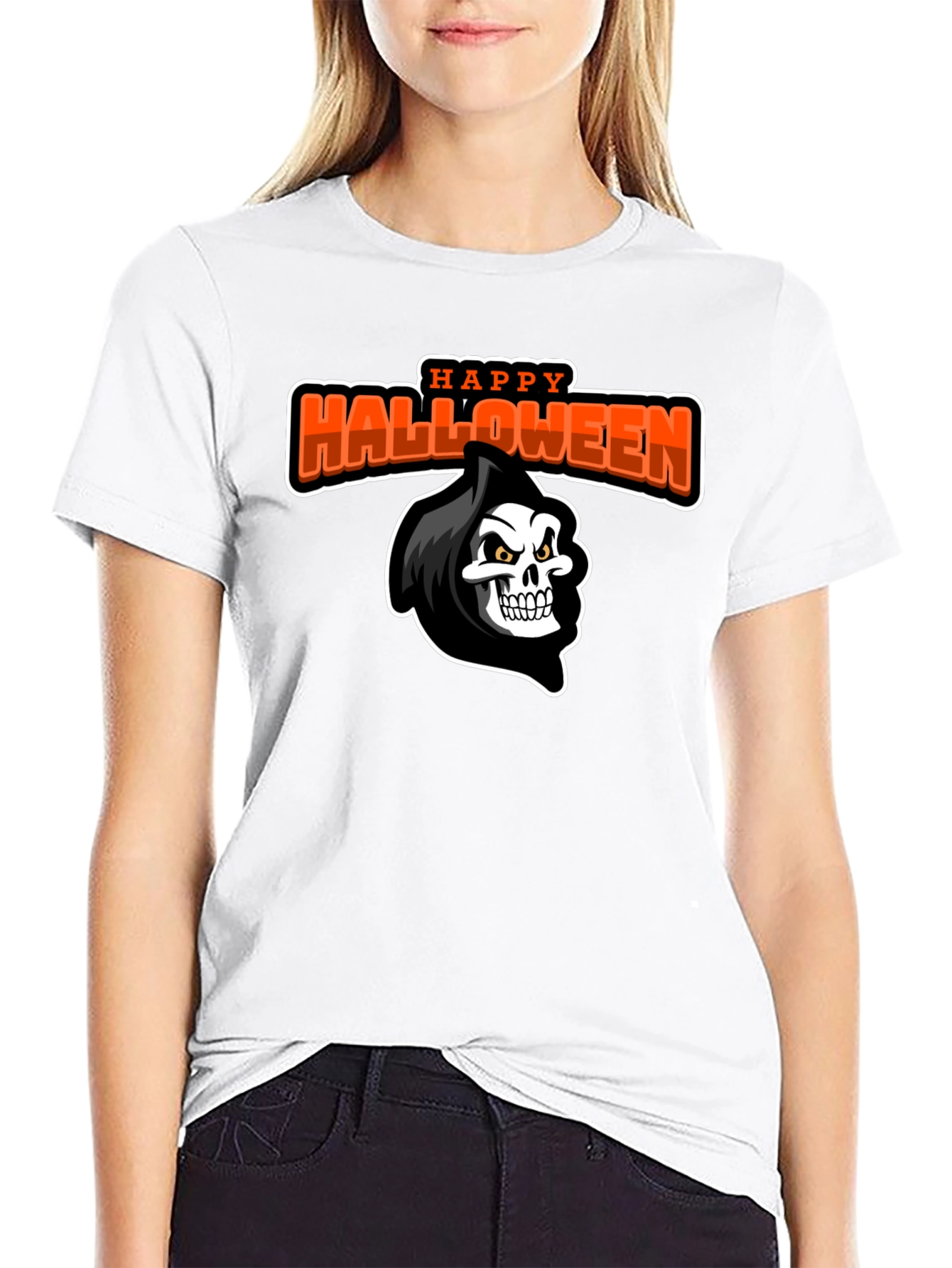 Happy Halloween Grim Reaper T-Shirt