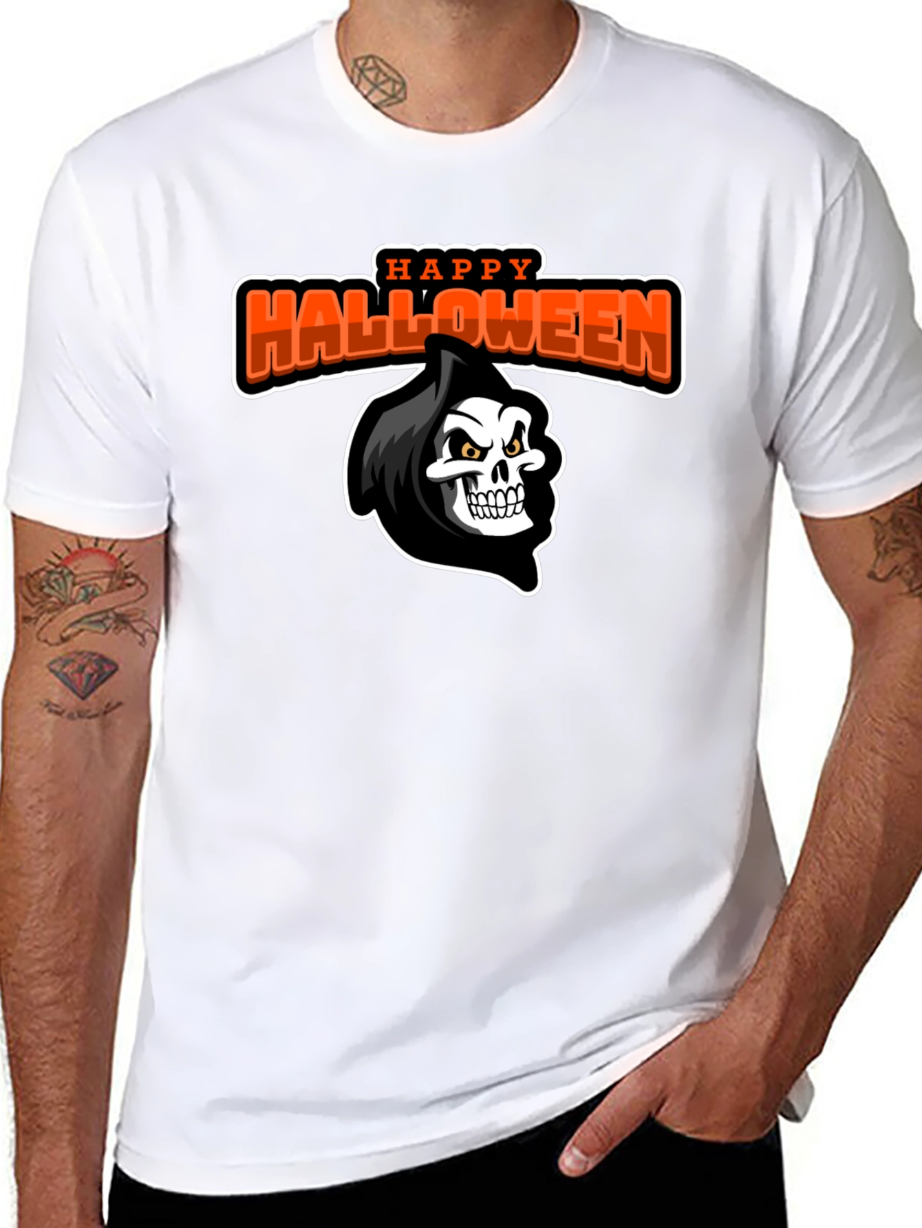 Happy Halloween Grim Reaper T-Shirt