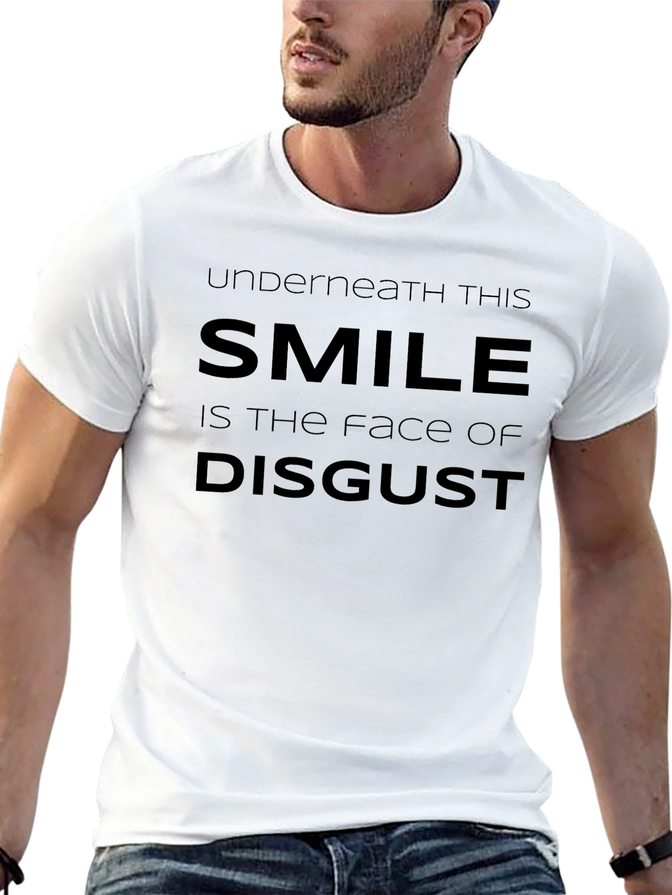 Underneath This Smile Disgust T-Shirt