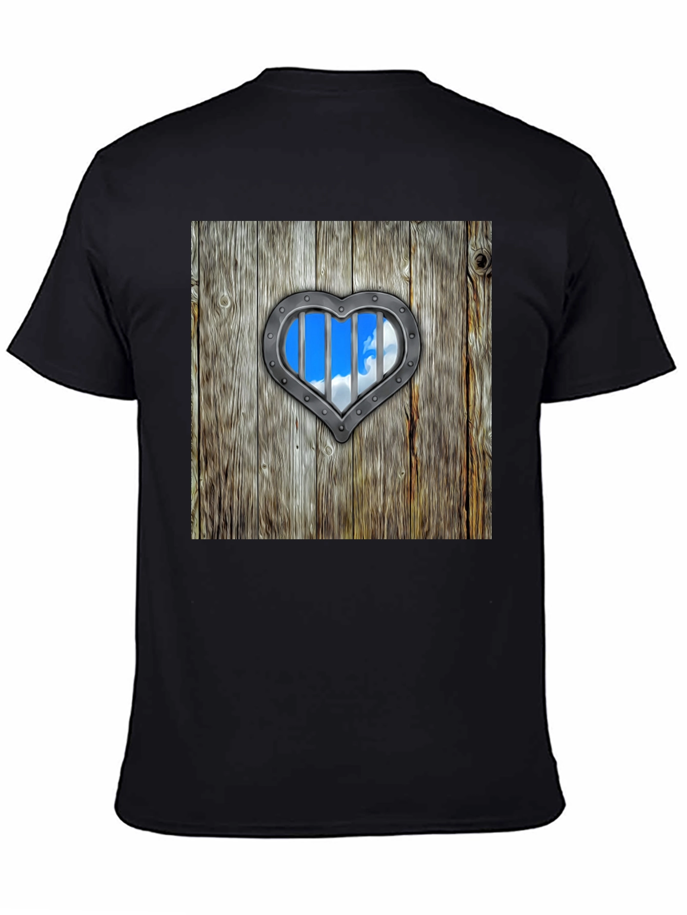 Heart-Shaped Window Graphic Tee