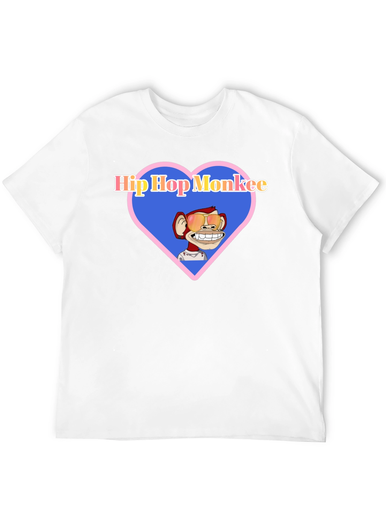 Hip Hop Monkey Graphic T-Shirt