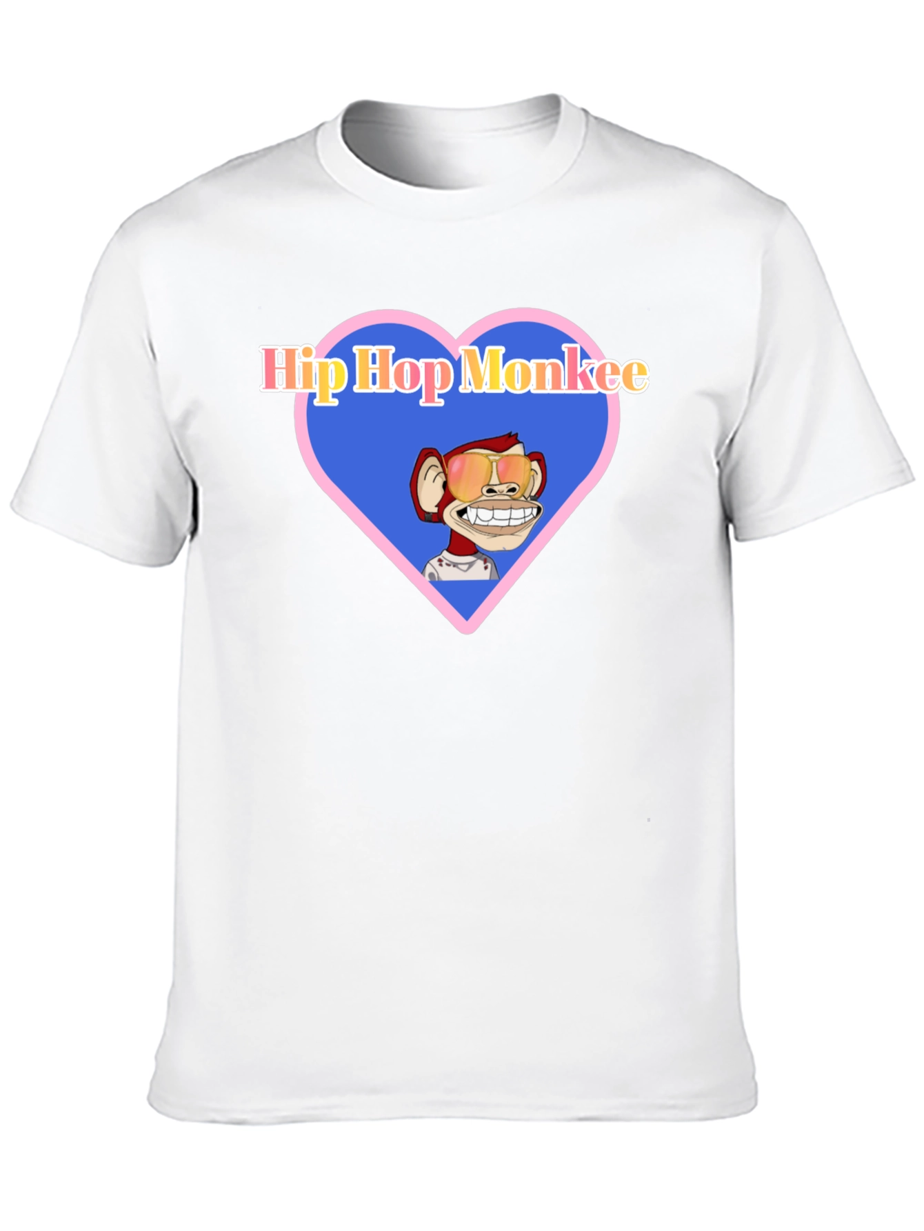 Hip Hop Monkey Graphic T-Shirt