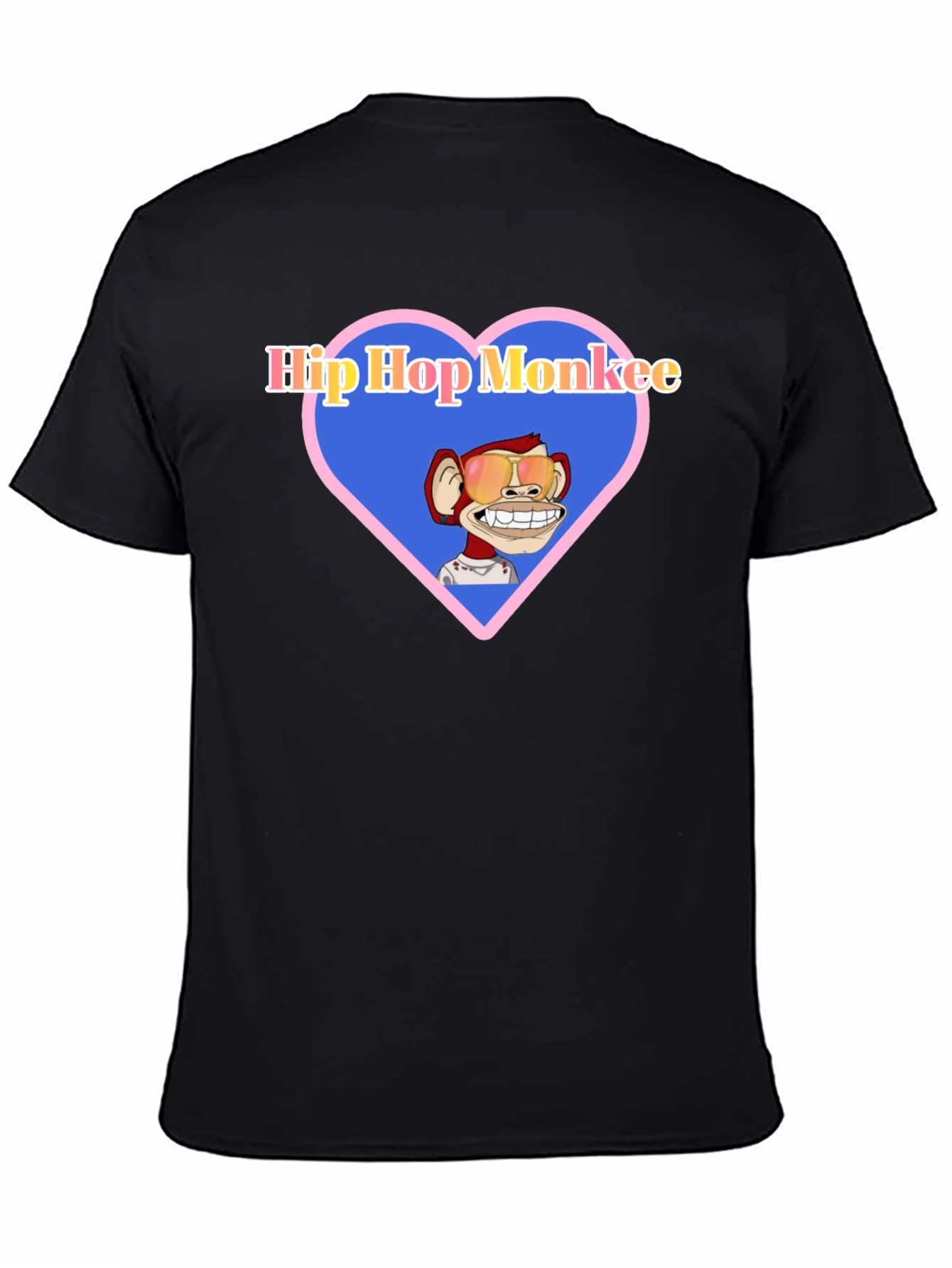 Hip Hop Monkey Graphic T-Shirt