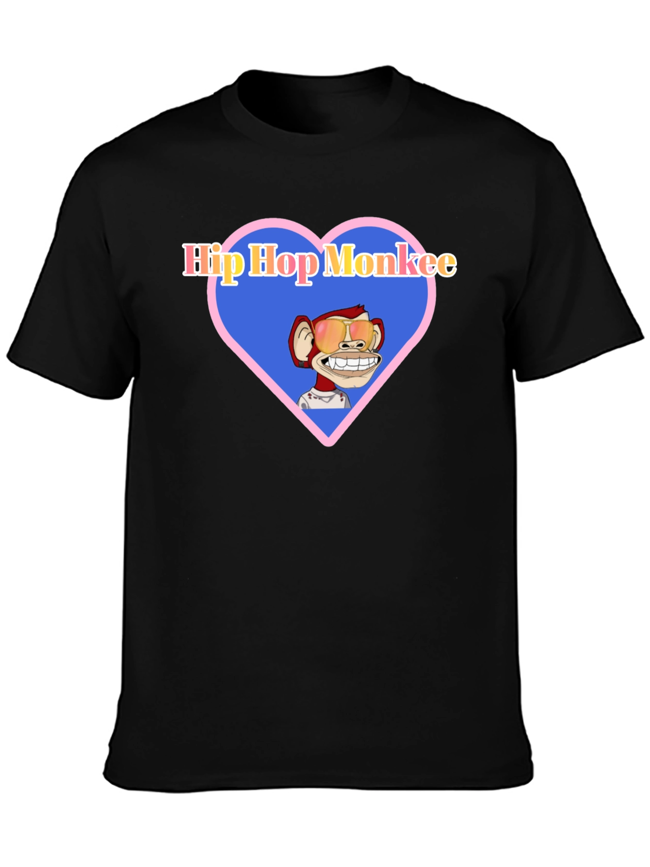Hip Hop Monkey Graphic T-Shirt