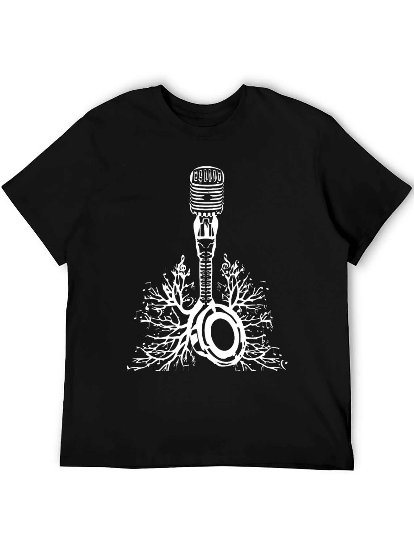 Music Roots Microphone Graphic Tee