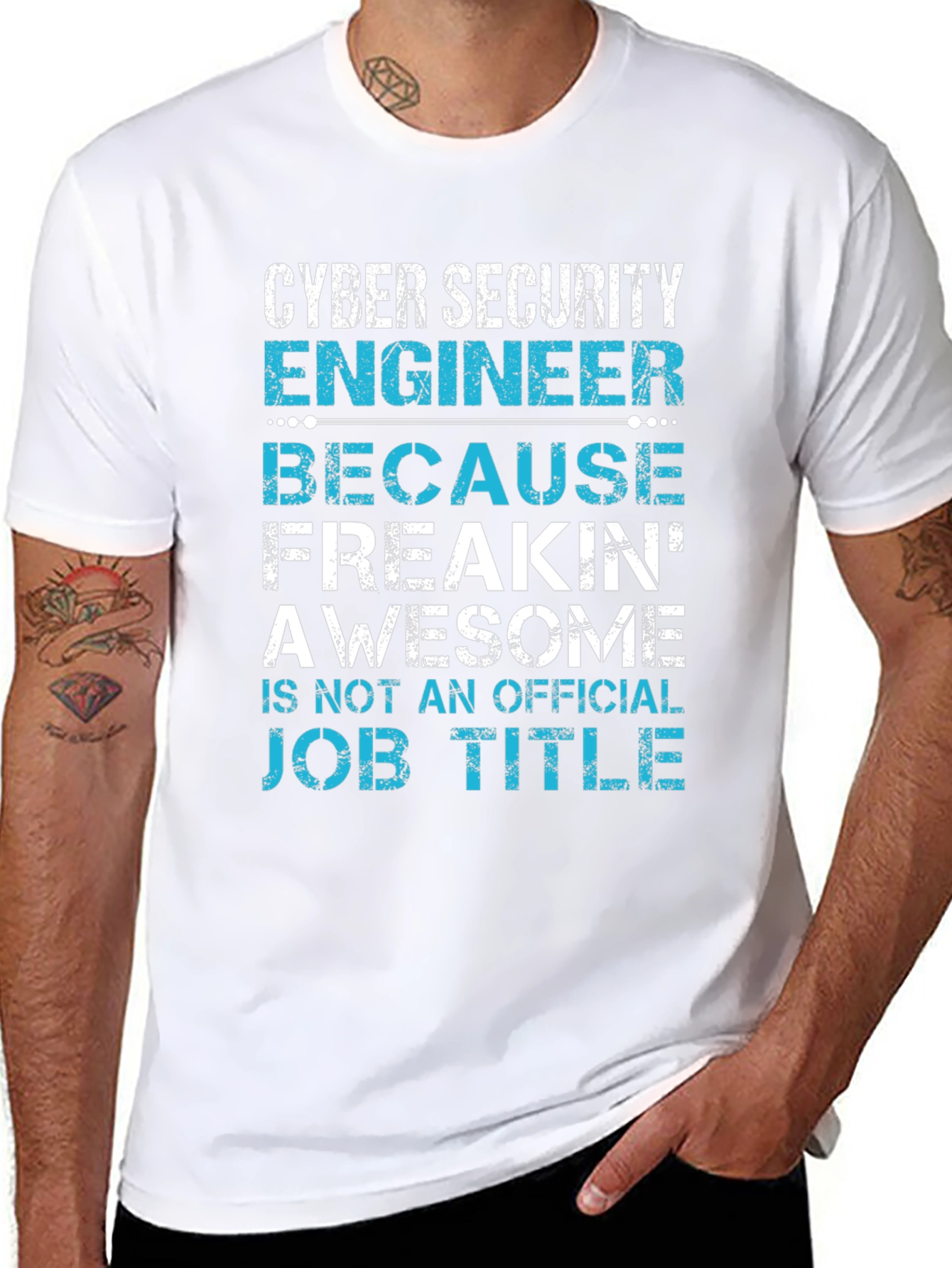 Cyber Security Engineer T-Shirt - Awesome Job Title