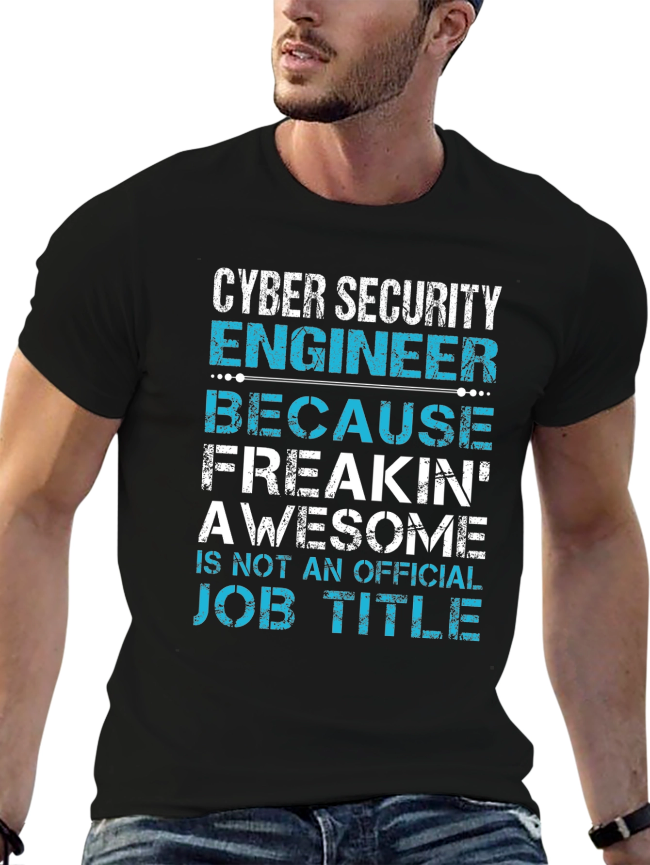 Cyber Security Engineer T-Shirt - Awesome Job Title