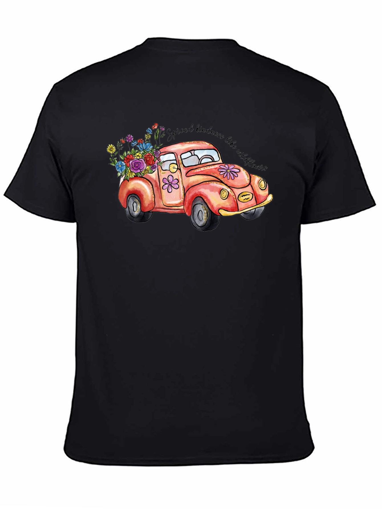 Kindness Car Graphic Tee - Black