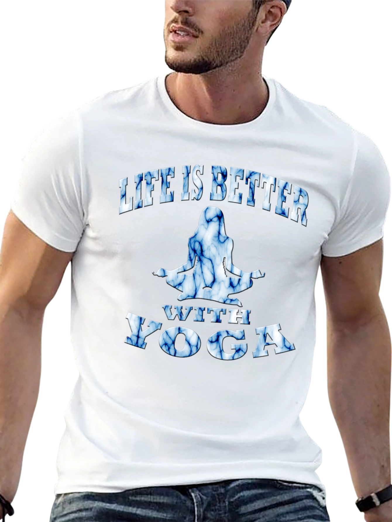 Life is Better with Yoga Graphic T-Shirt